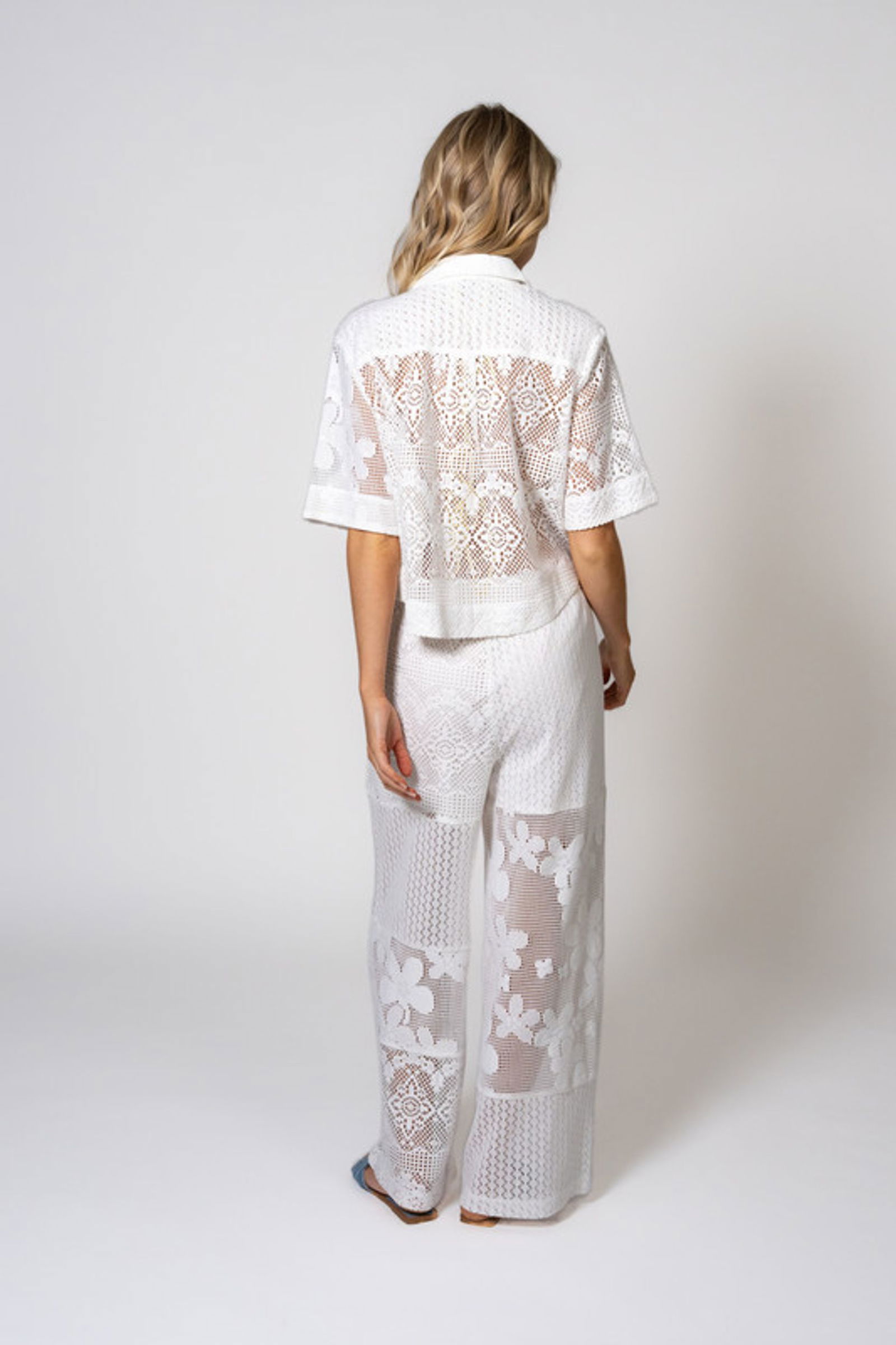 Oh April |  Oh April Spitzenbluse "Cempedak" | S | offwhite