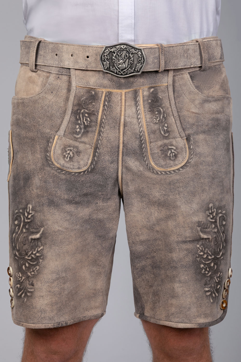 Edelnice kurze Wildbock Lederhose Maxl #6
