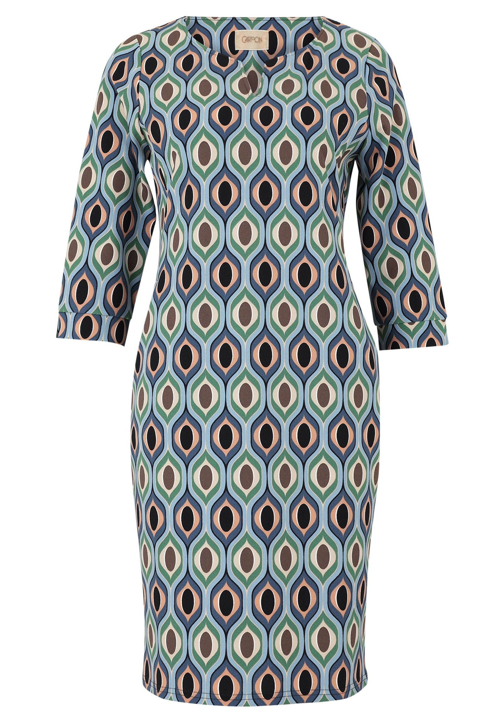 Cartoon |  Cartoon Freizeitkleid  | 40 | blau/grün