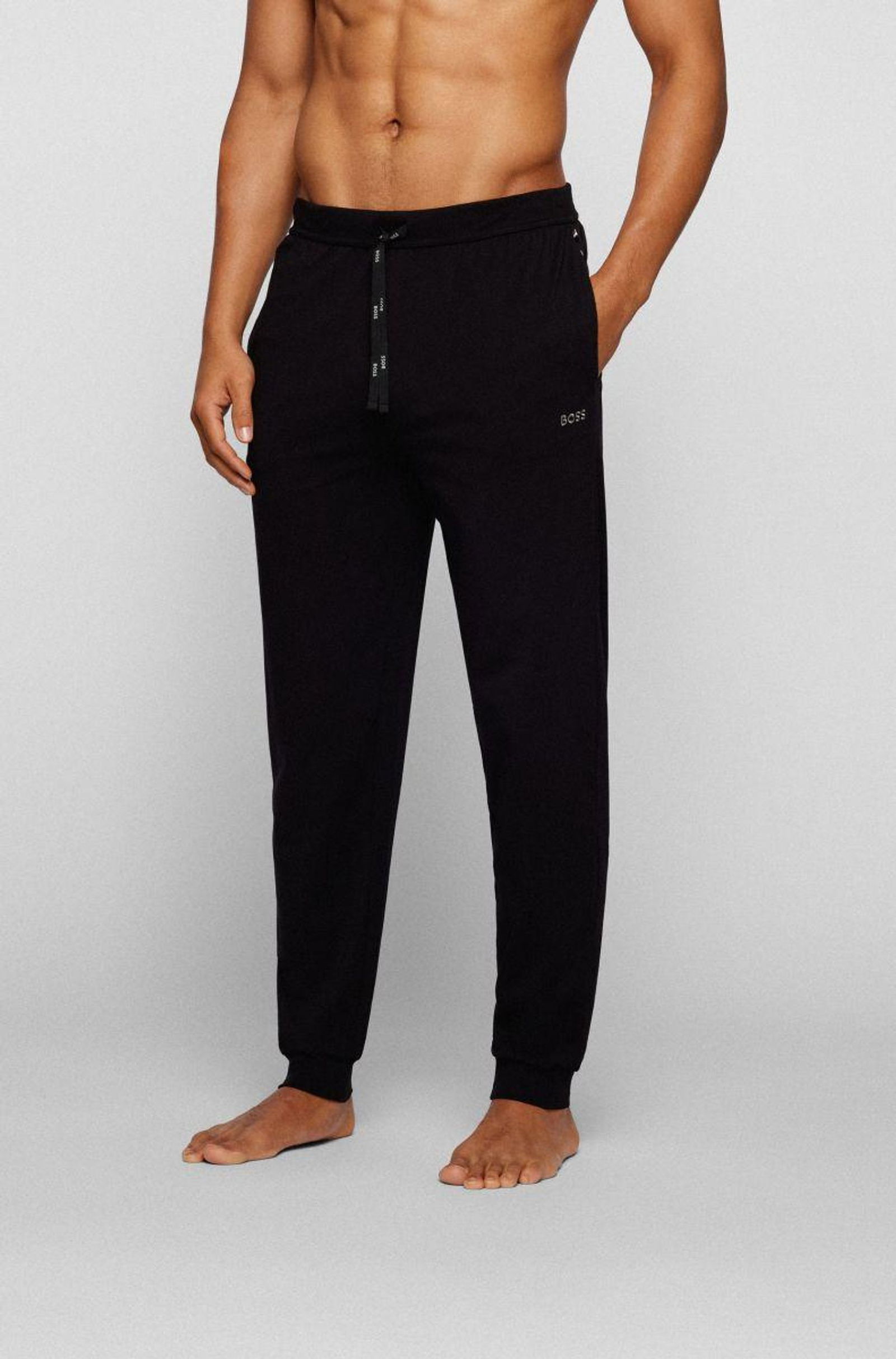 BOSS Jogginghose mit Logo-Stickerei