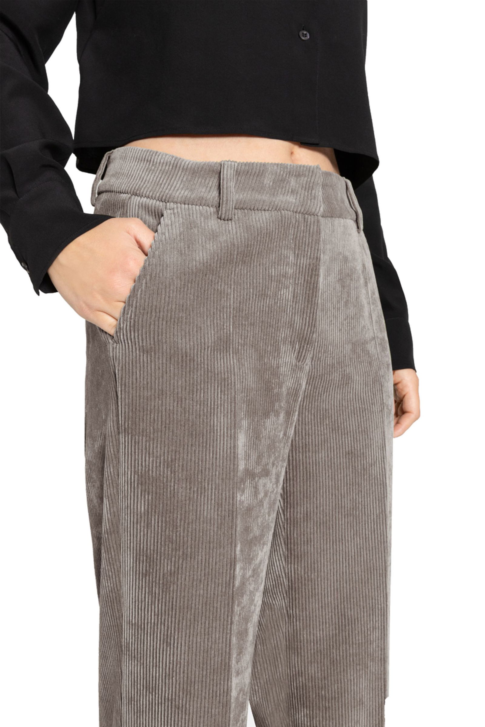 Cambio |  Cambio Regular Fit Stoffhose "Amelie" | 38/32 | mink honey