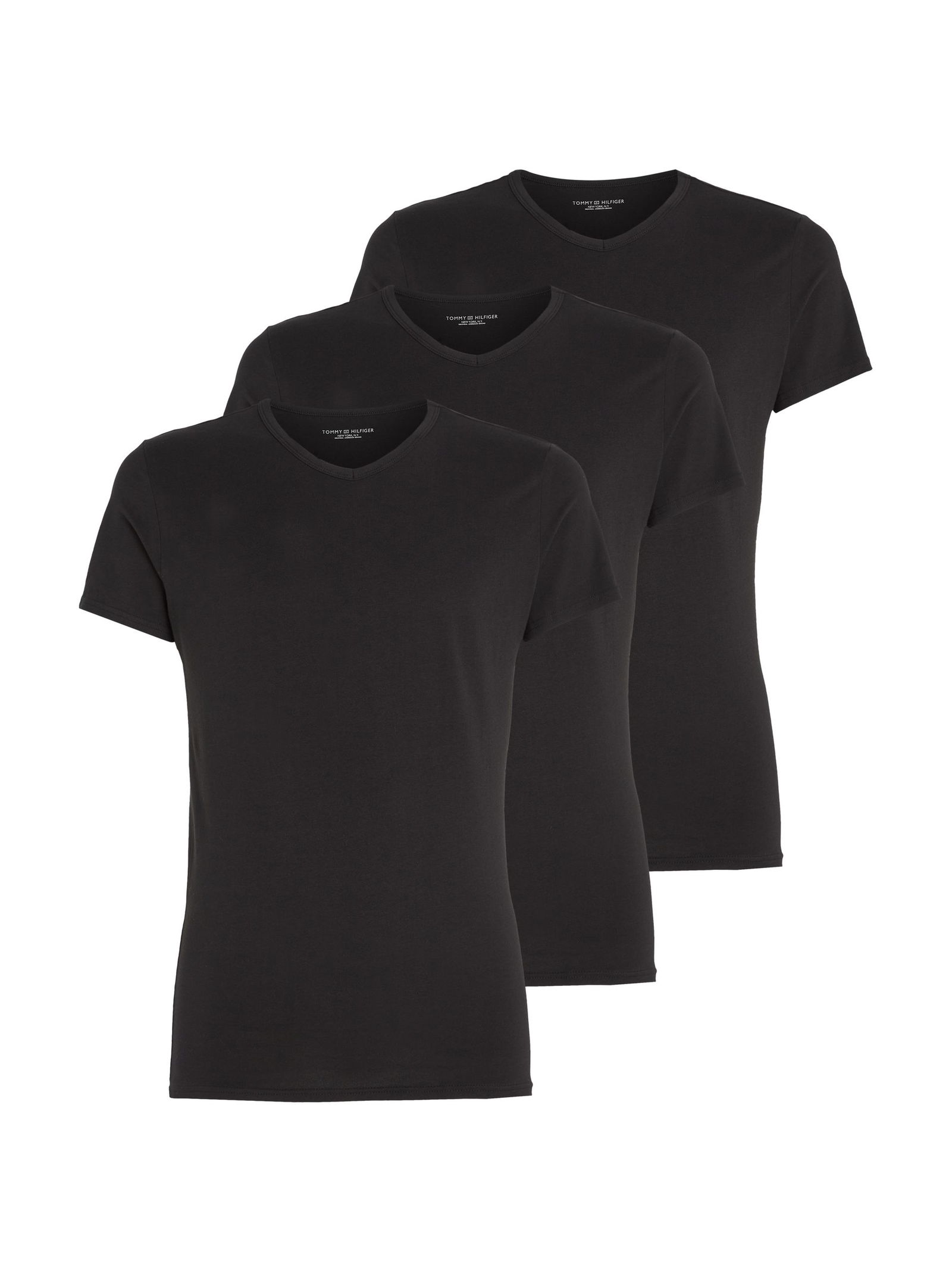  | STRETCH VN TEE SS 3PACK | XXL | BLACK