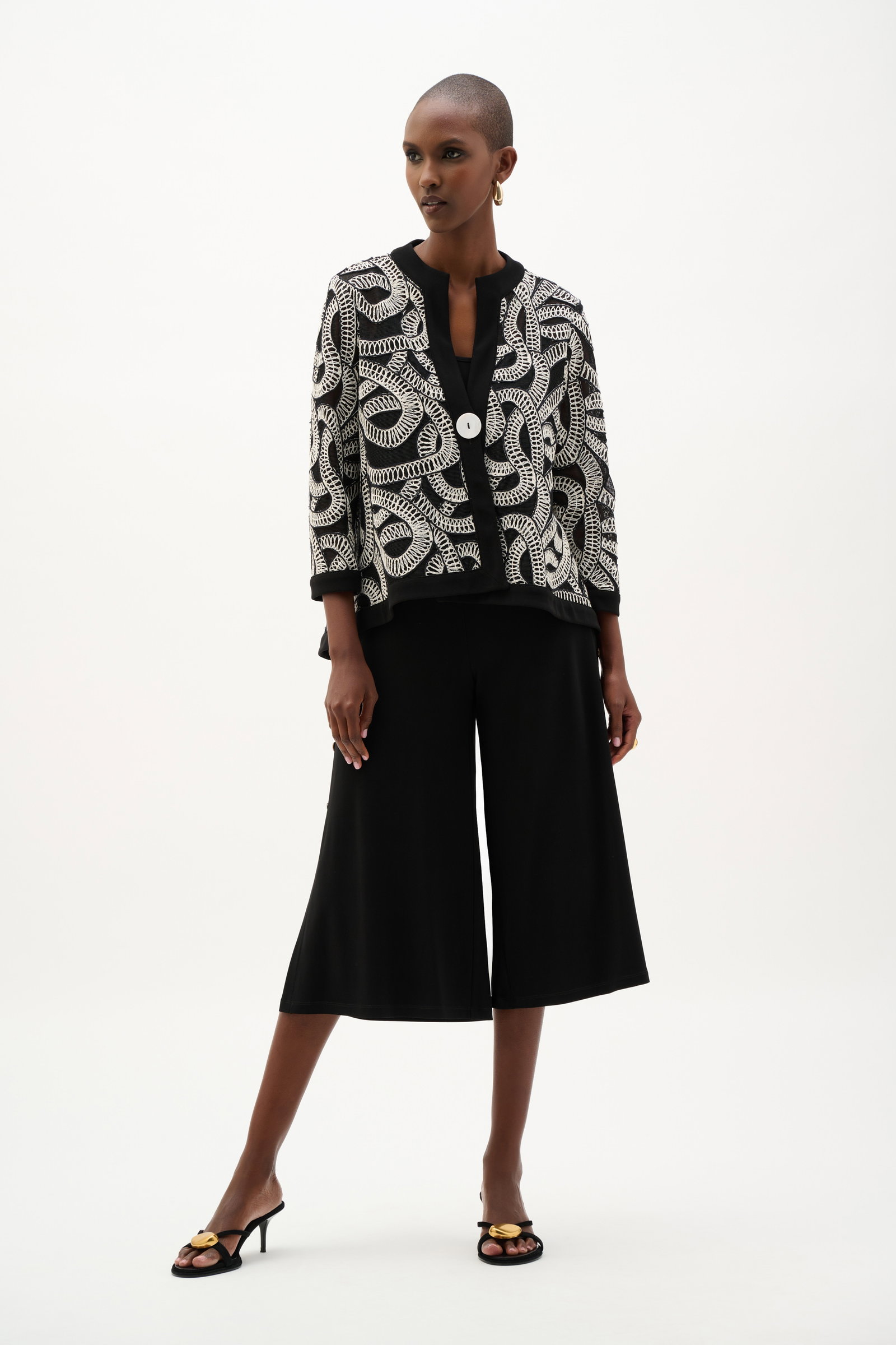 Joseph Ribkoff Jacke Blazer-Mantel mit abstraktem Muster #2