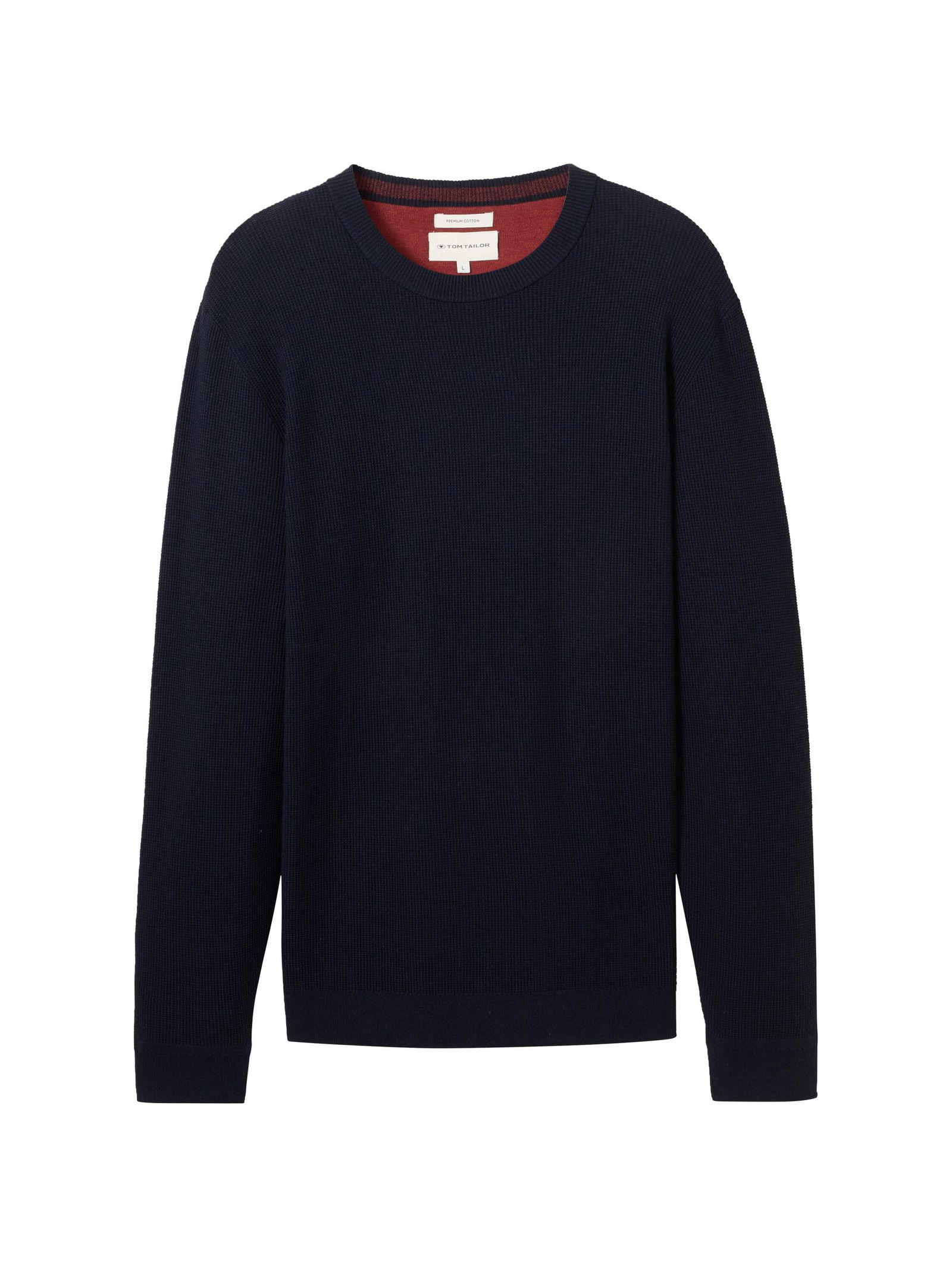 Tom Tailor |  Tom Tailor Pullover  | L | knitted navy melange