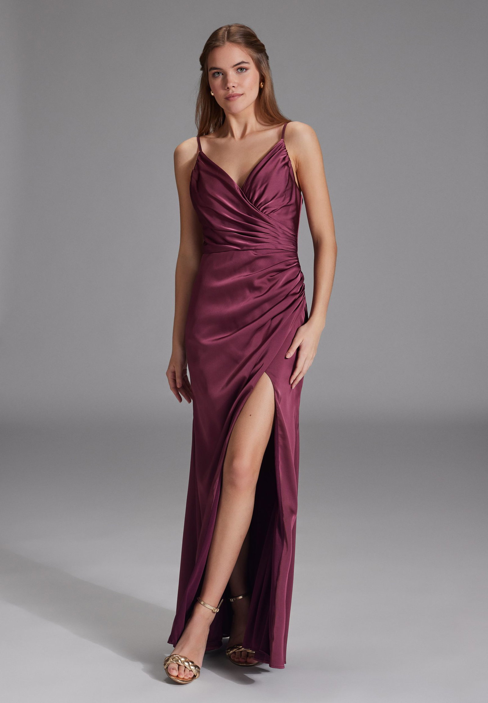 737e9a19e2d39ac21cb640f7804ff4af Hey Kyla | Hey Kyla Langes Kleid | 38 | brick