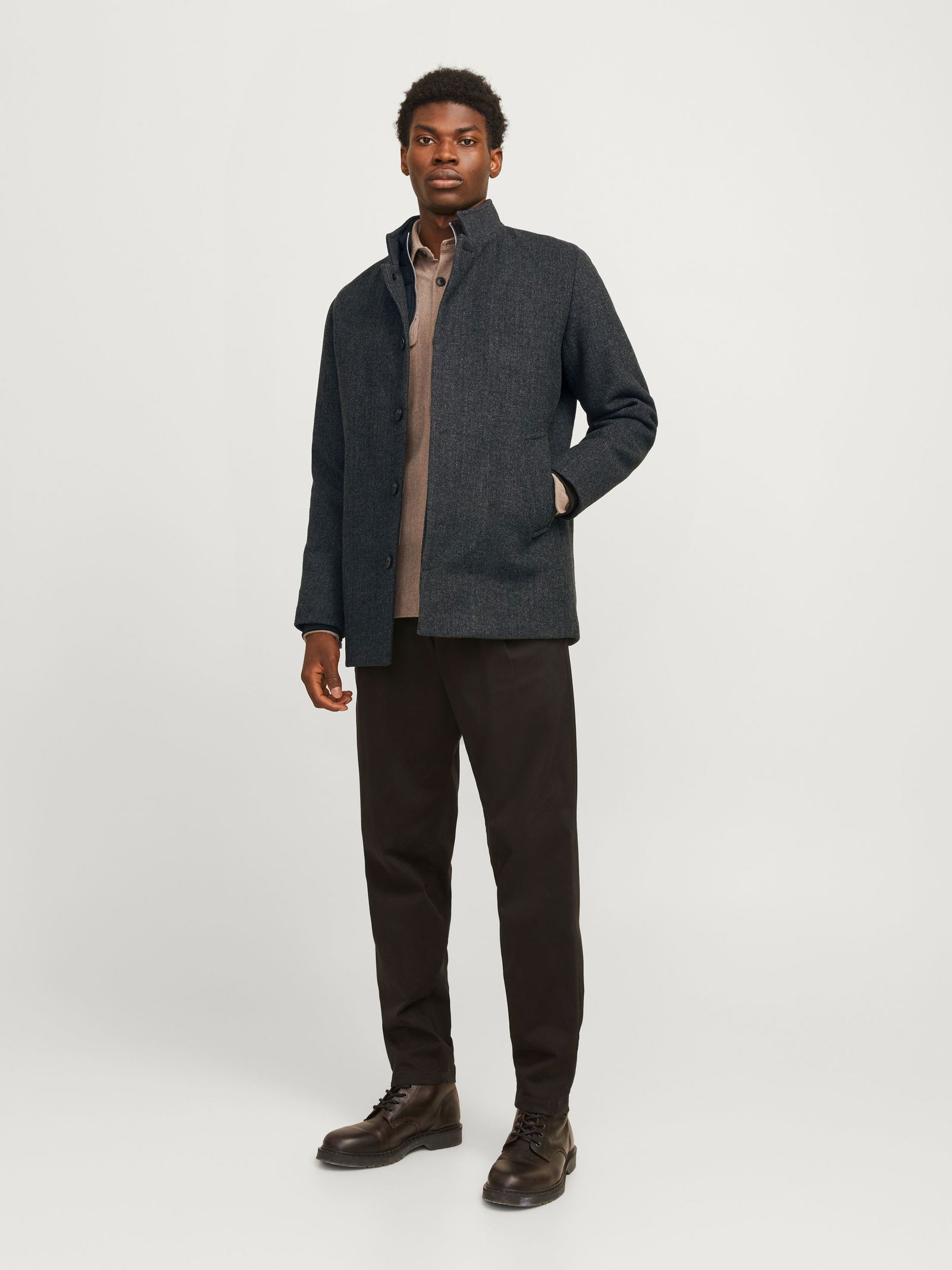 Jack&Jones | Jack&Jones Klassischer Mantel | XL | dark grey melange