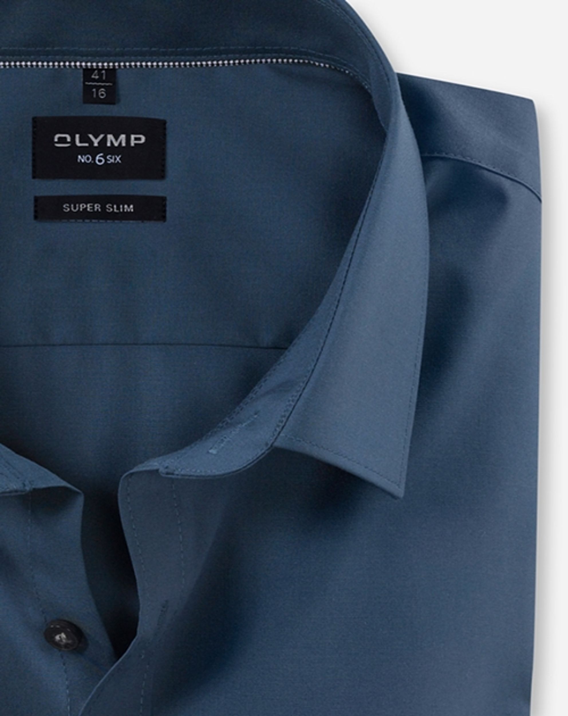 Olymp |  Olymp Hemd Modern Fit  | 43 | rauchblau