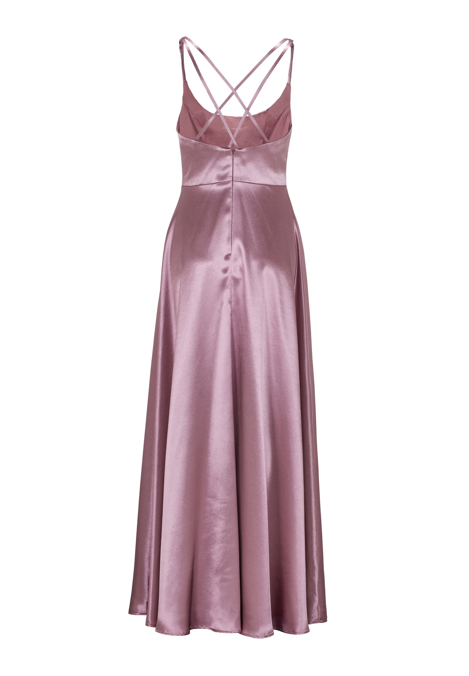Hey Kyla Satin-Abendkleid mit Gehschlitz #7