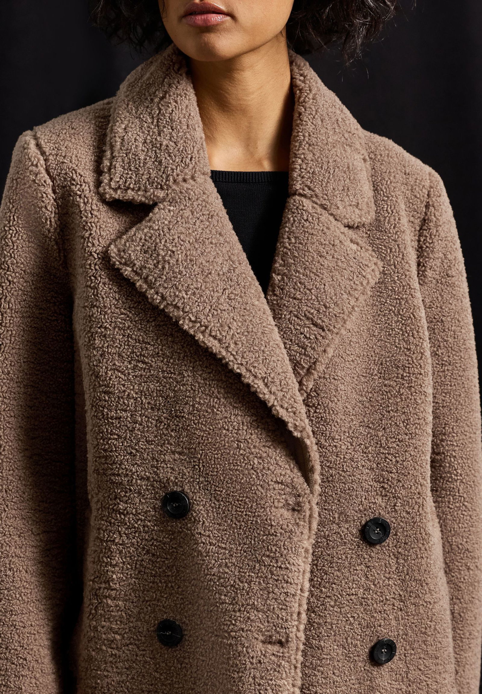 Street One | Street One Wollmantel | 40 | rocky brown