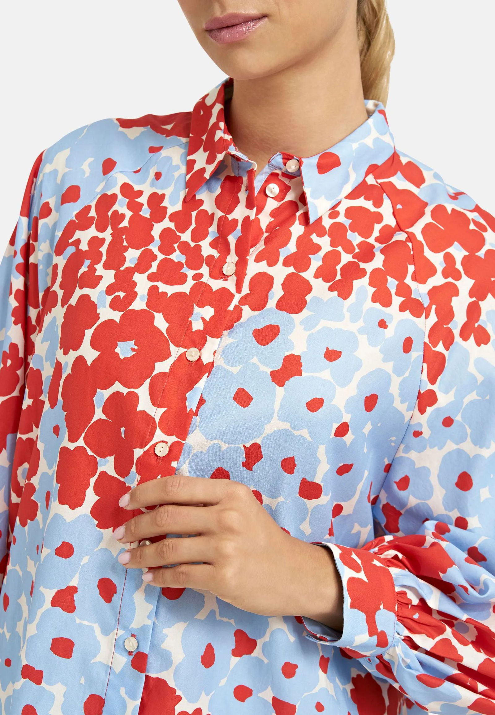 Smith&Soul |  Smith&Soul Druckbluse  | S | sky print