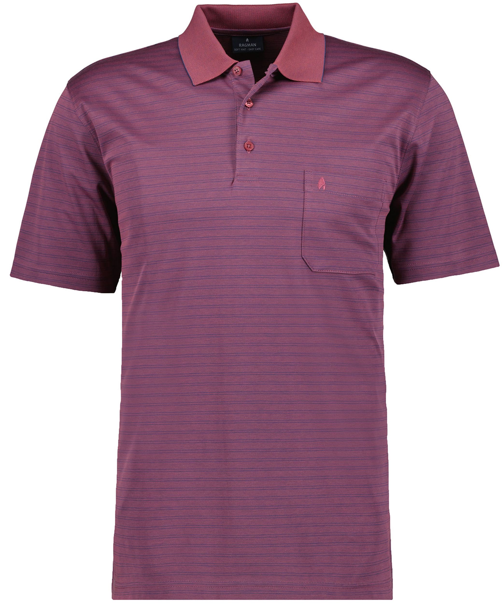 RAGMAN |  RAGMAN Poloshirt  | L | beere