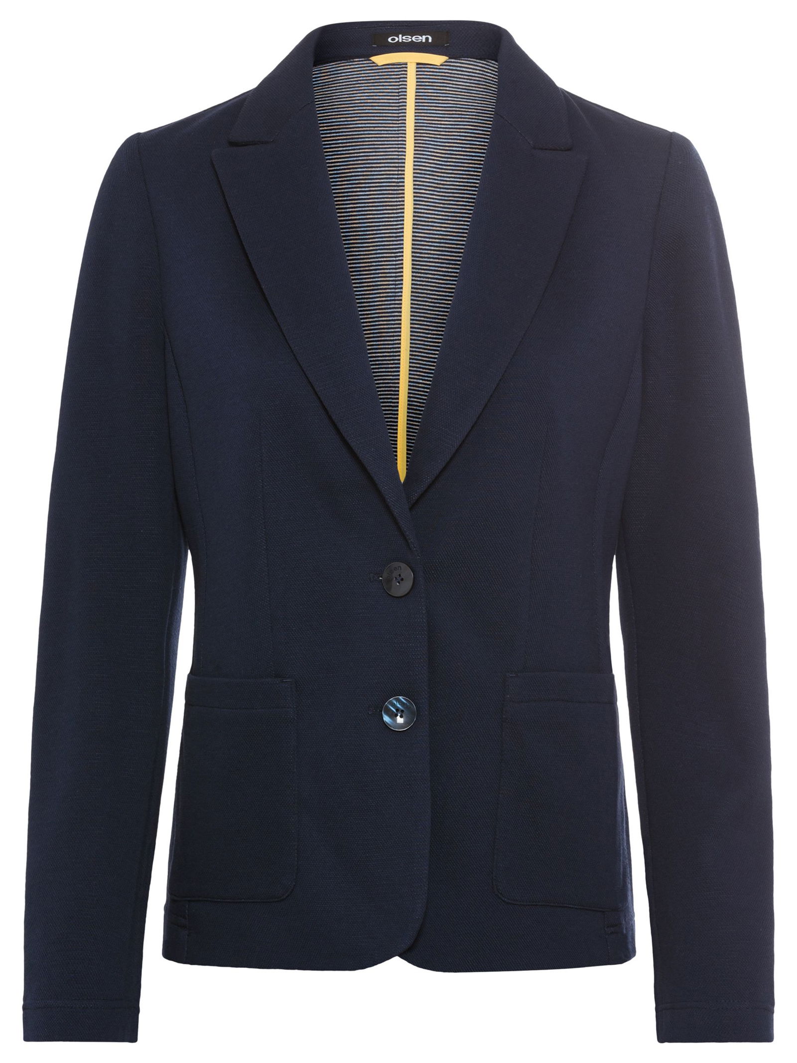 4f8a03f7e2f3e7f32991e06cf8d1f947 Olsen | Olsen Kurzblazer | 40 | ink blue