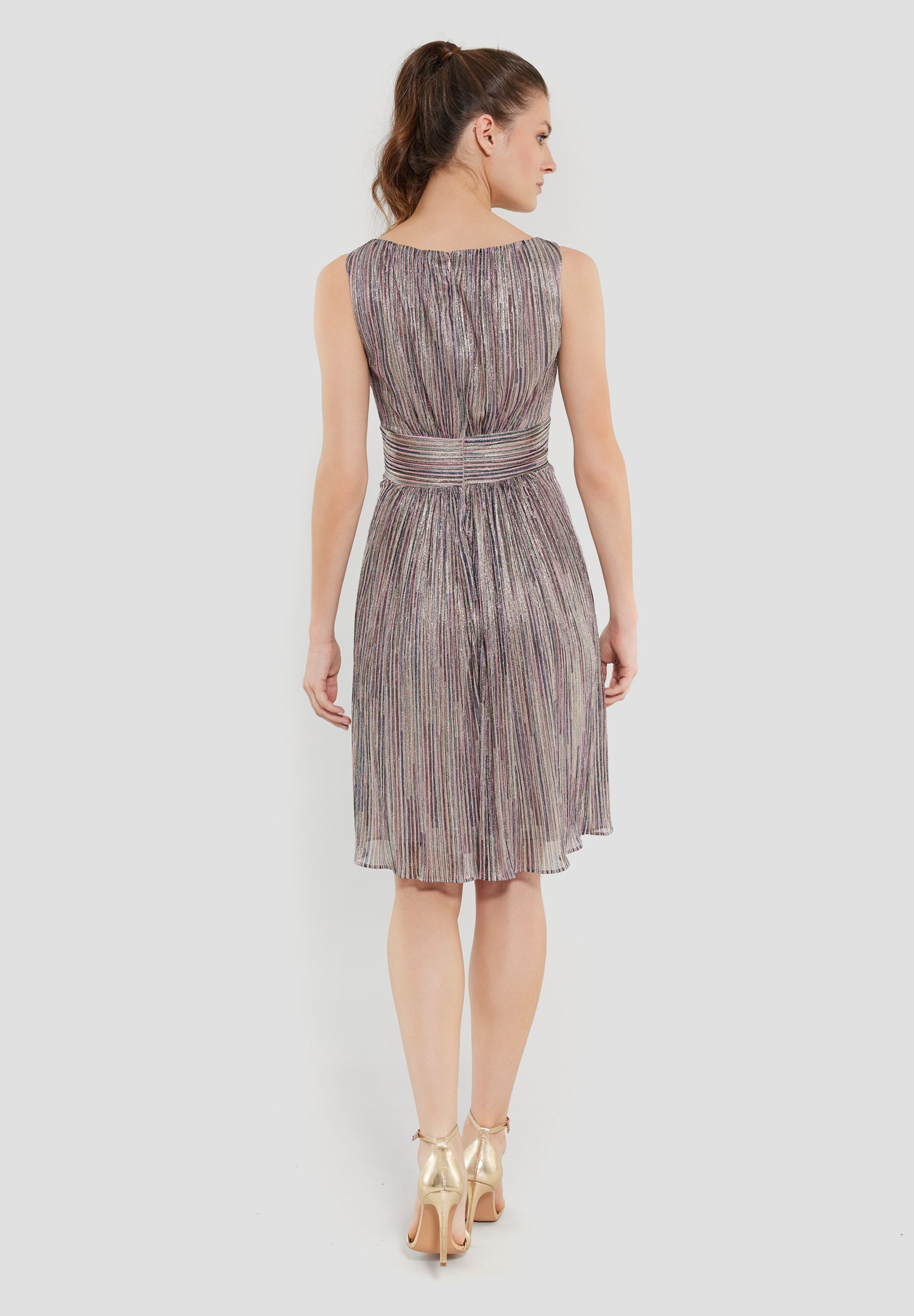 SWING |  SWING Kurzes Kleid  | 38 | lightrose / multi