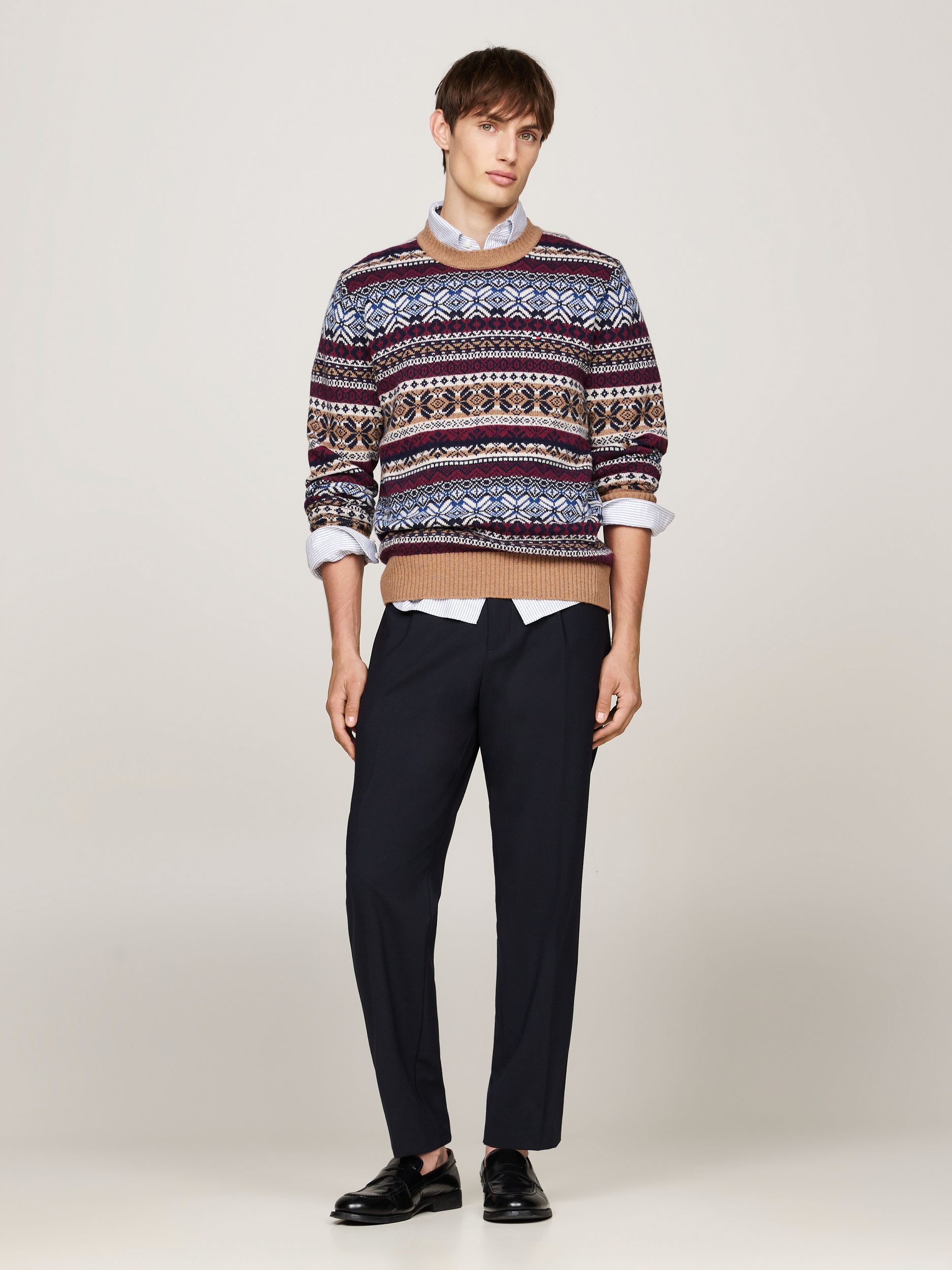 Tommy Hilfiger |  Tommy Hilfiger Pullover  | L | dark tan