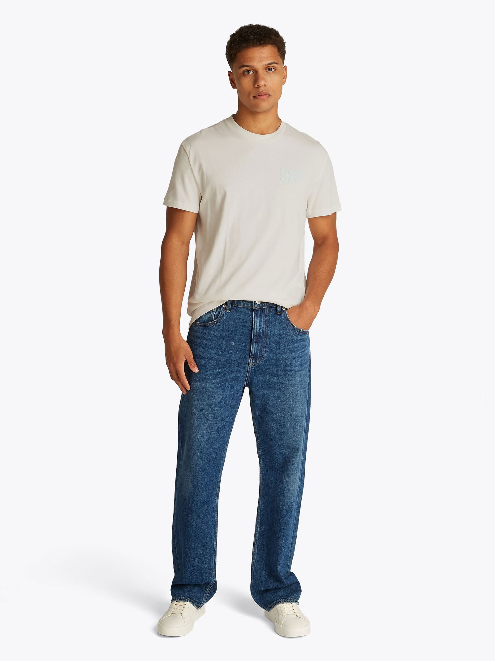 Tommy Jeans | Tommy Jeans Shirt | M | ancient white