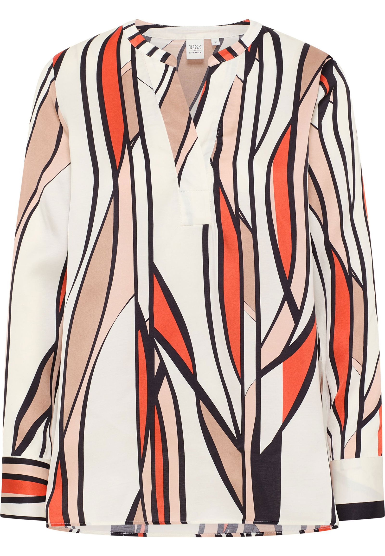 Eterna Bluse Viskose Langarm