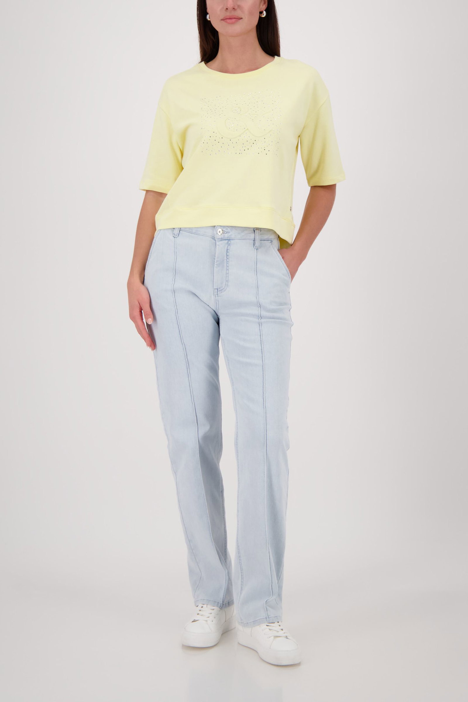 |  Sweatshirt, pastel yellow | 46 | pastel yellow