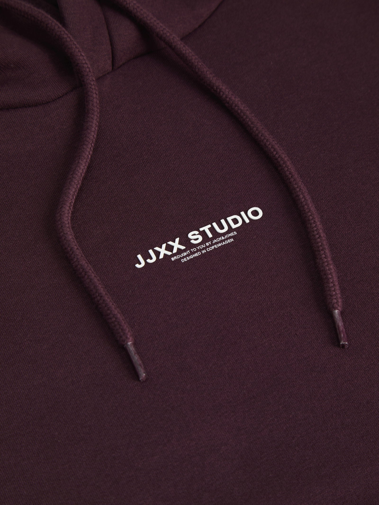 JXSTUDIO VESTERBRO LS RLX HOOD SWT, Winetasting/BRIGHT WHITE JJXX STUDI #4