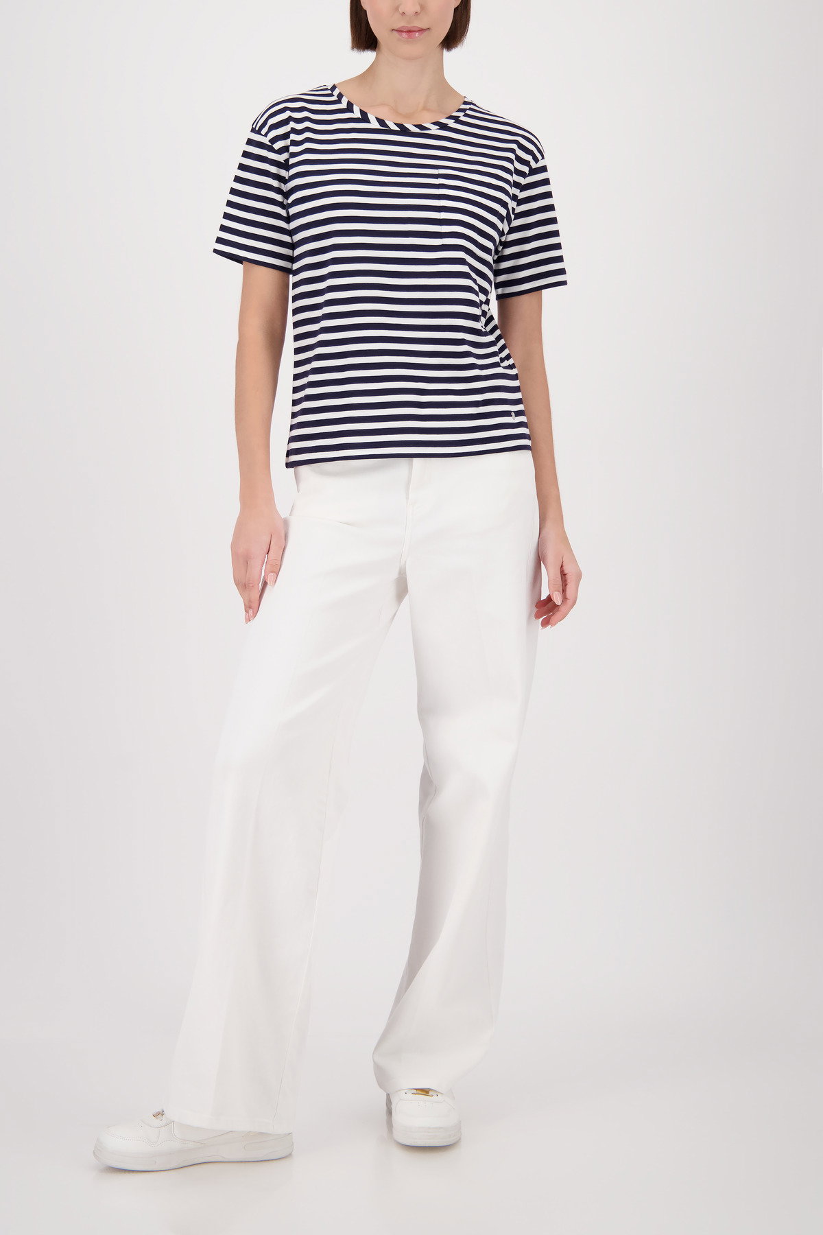 T-Shirt, marine ringel #6