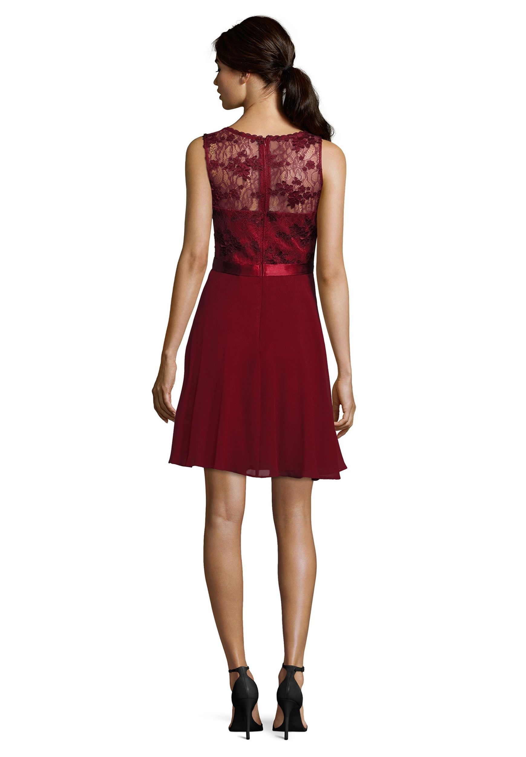 VM by Vera Mont |  VM by Vera Mont Kurzes Kleid  | 42 | dark burgundy