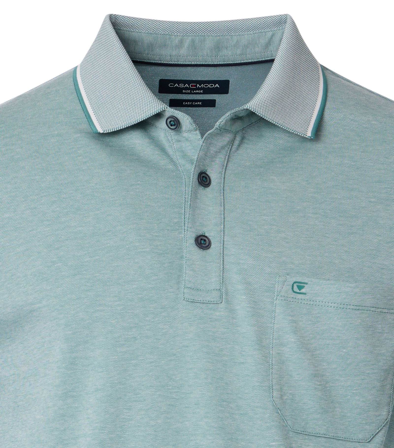 Casa Moda |  Casa Moda Poloshirt  | 4XL | türkis