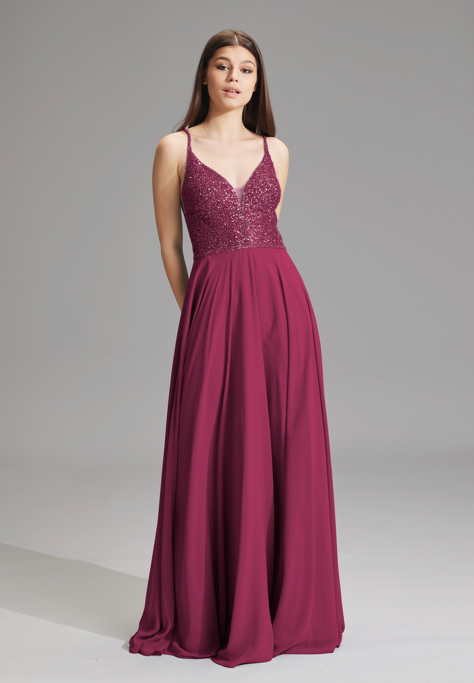 Hey Kyla Abendkleid aus Materialmix #3
