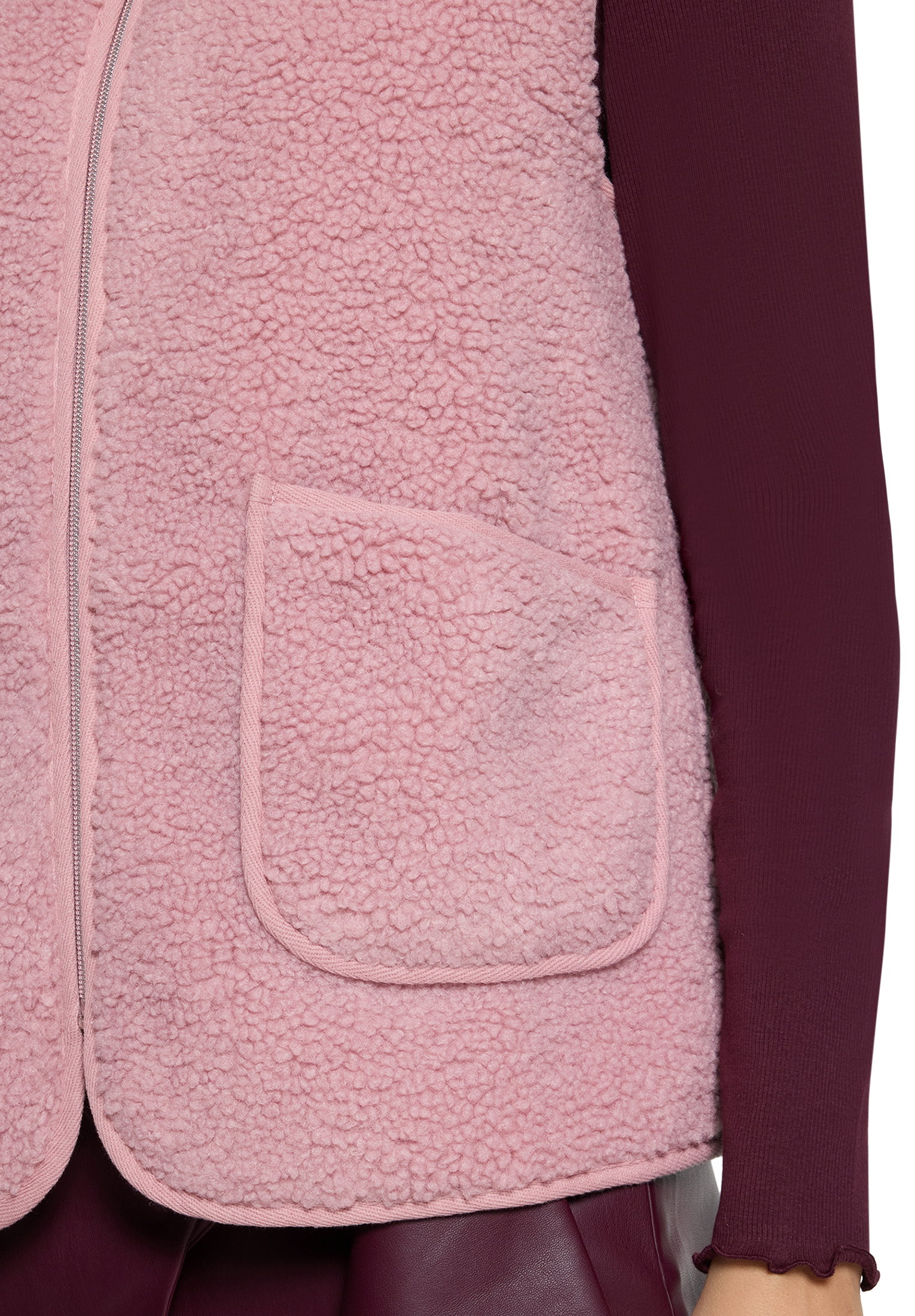 Weste Fell/Pelz, Light Mauve #7