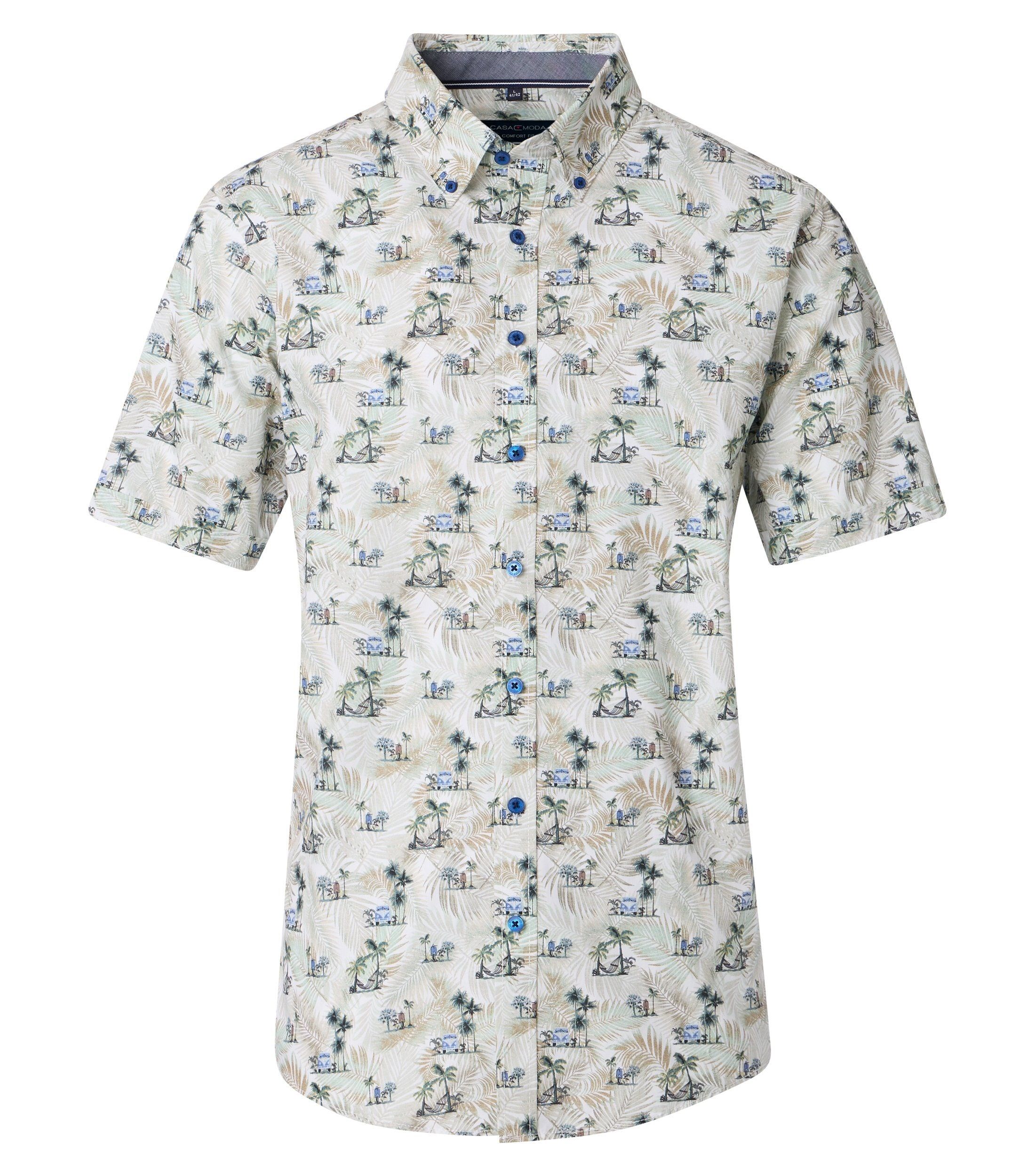 Casa Moda |  Freizeithemd Kurzarm | XXL | grün