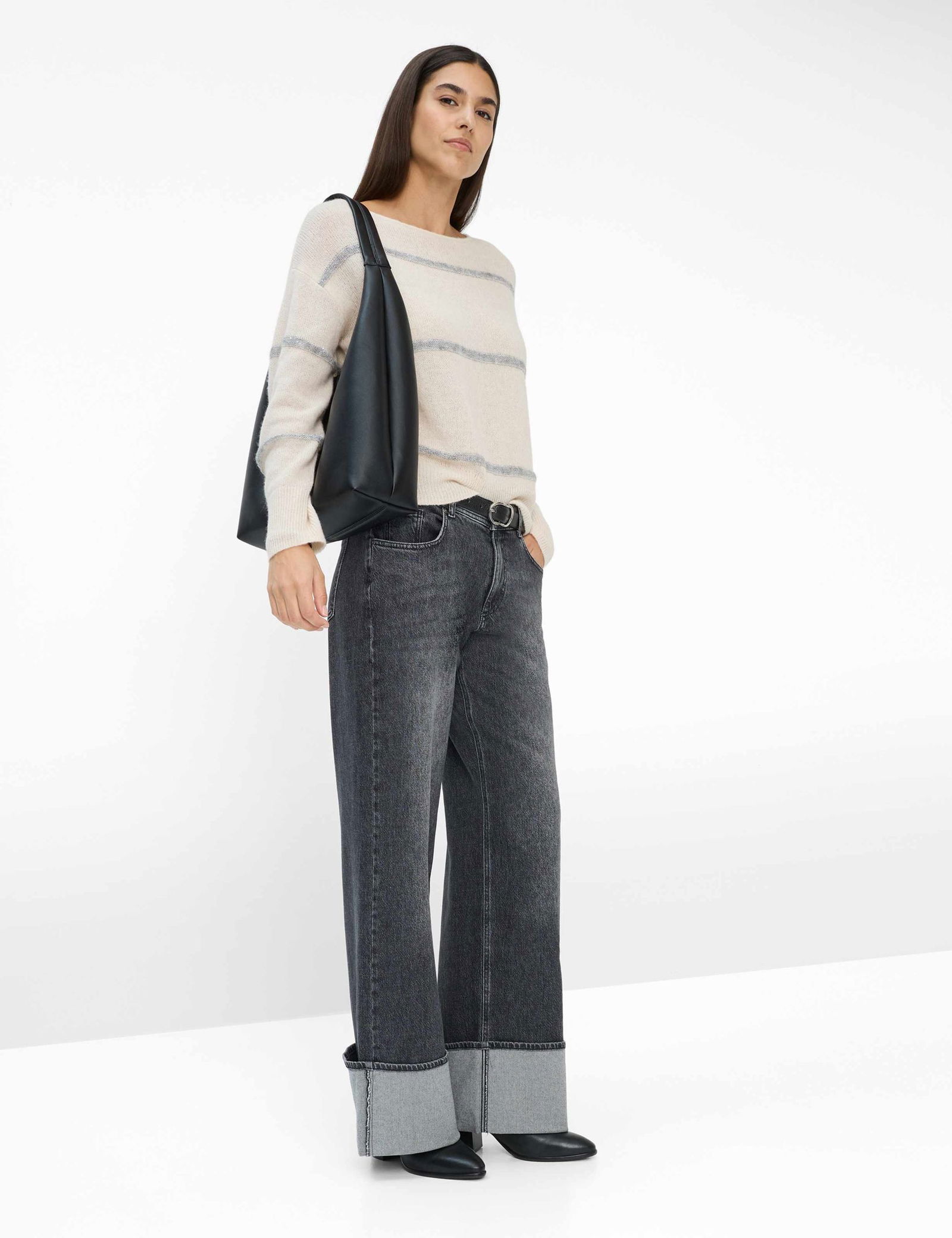 Brax |  Brax Pullover "Lisa" | 40 | cozy grey