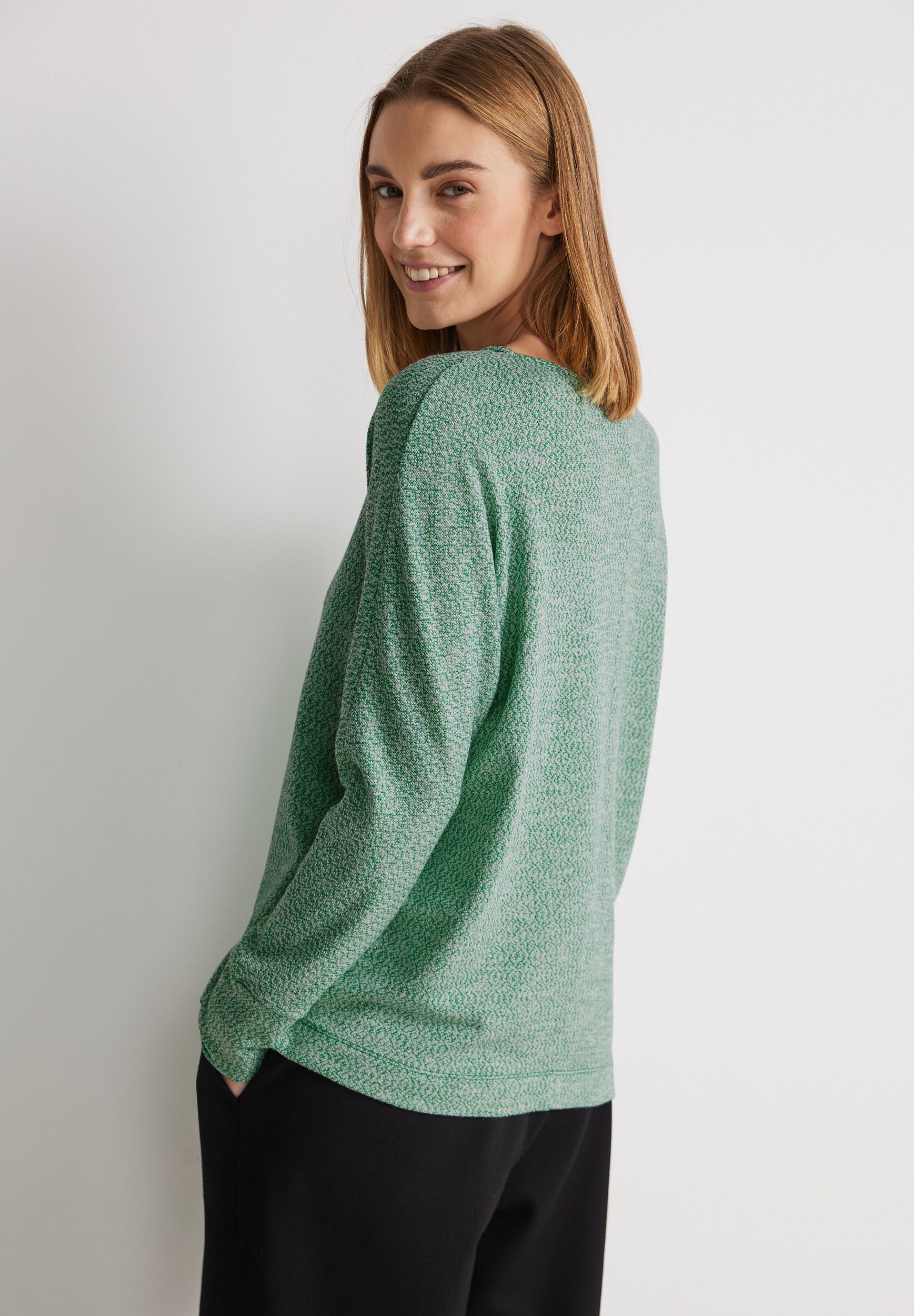 Street One |  Street One Longsleeve  | 42 | fresh spring green melange