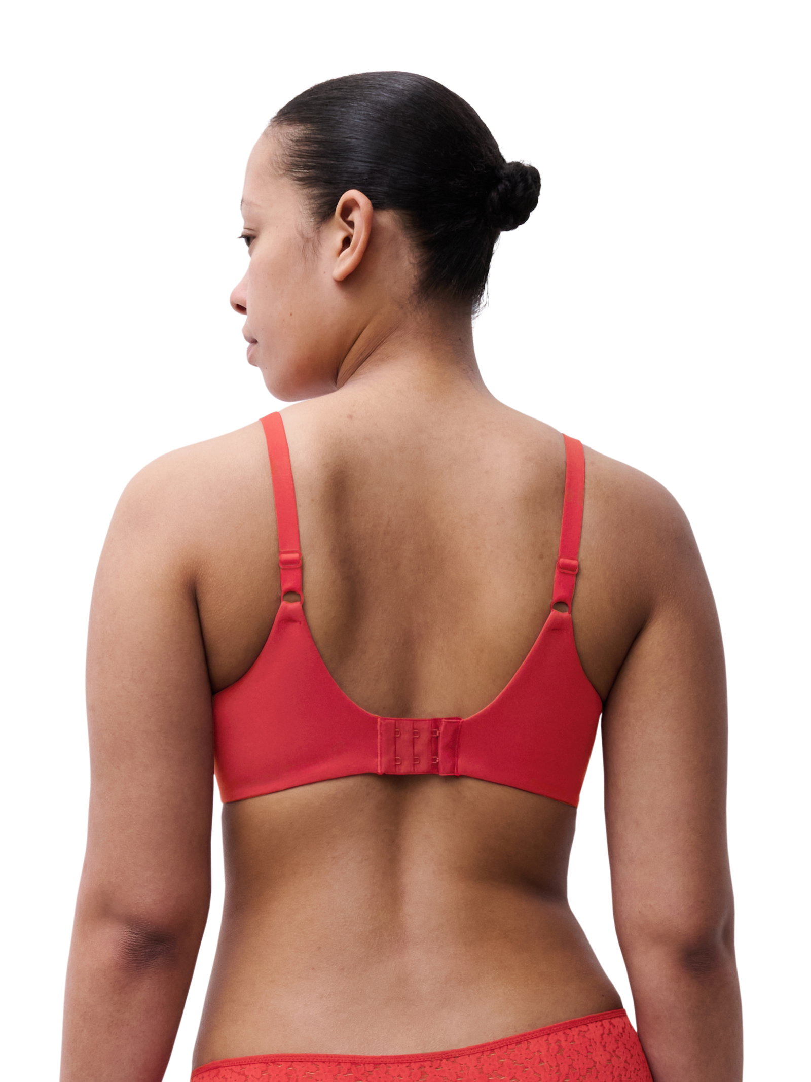 NORAH LI BH MIT BUEG. BEDECKEND GEMOLDET, COQUELICOT #2