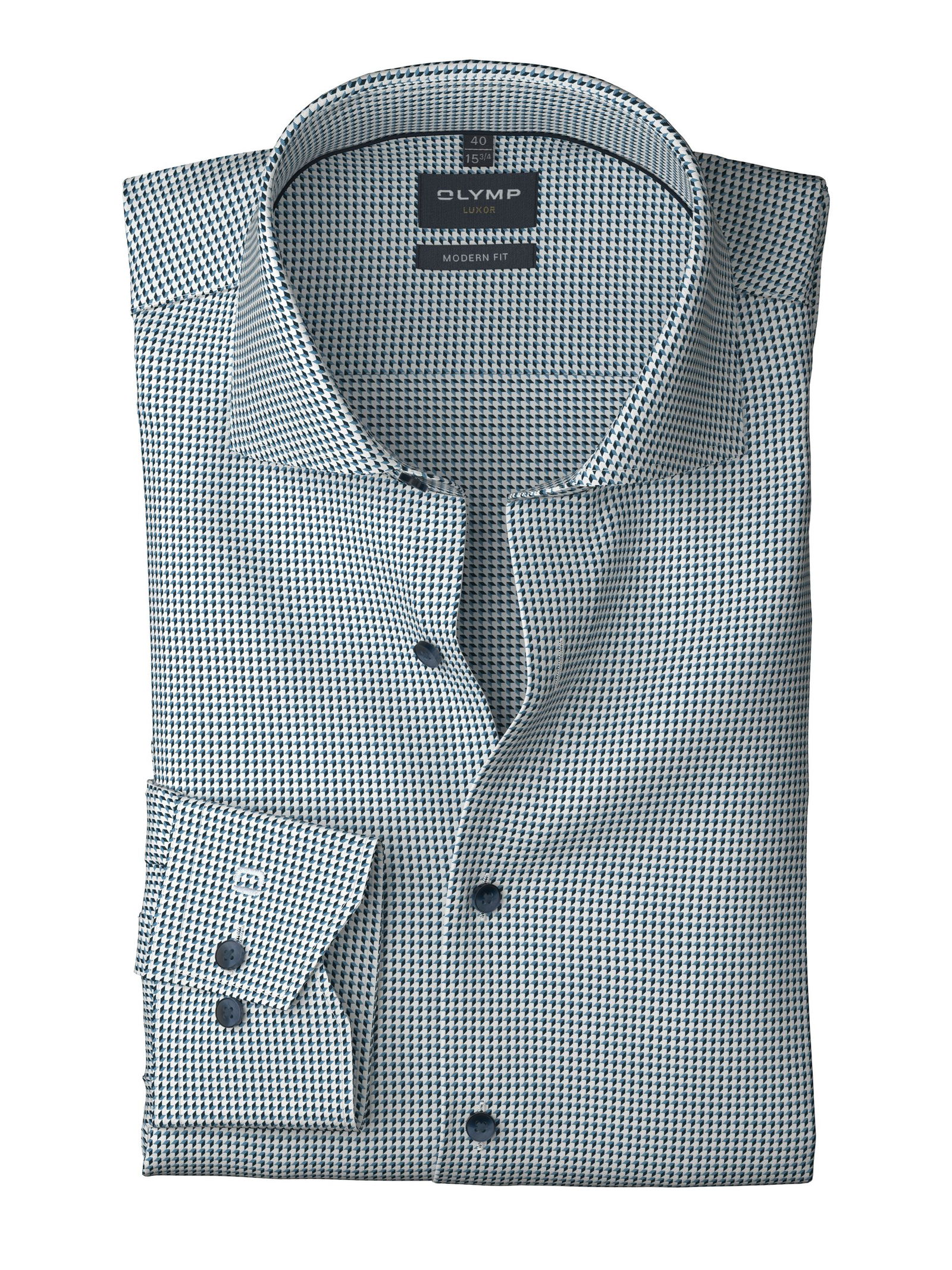 Olymp | Olymp Hemd Modern Fit | 47 | marine