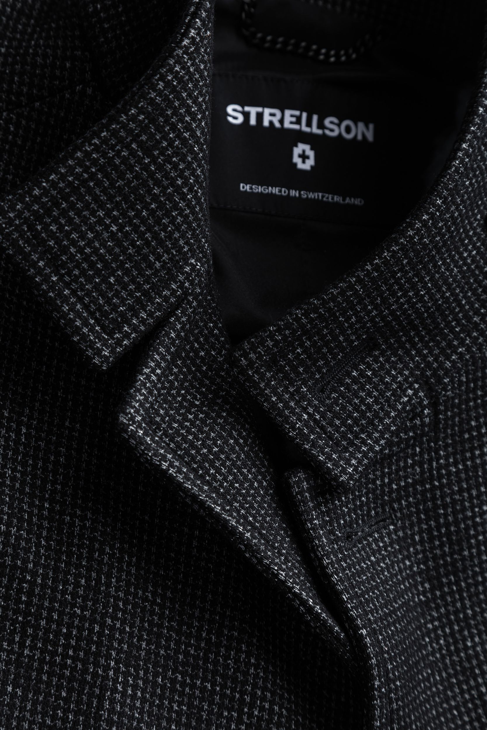 Strellson |  Strellson Wollmantel  | 52 | black