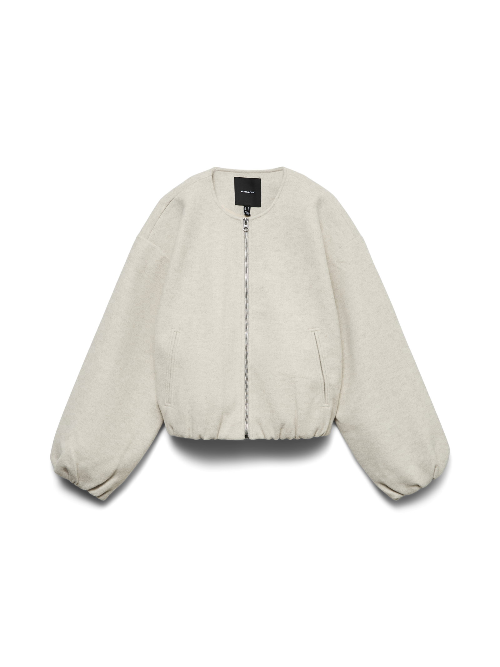 VMCHLOE LS BOMBER JACKET NOOS, Moonbeam/MELANGE #1