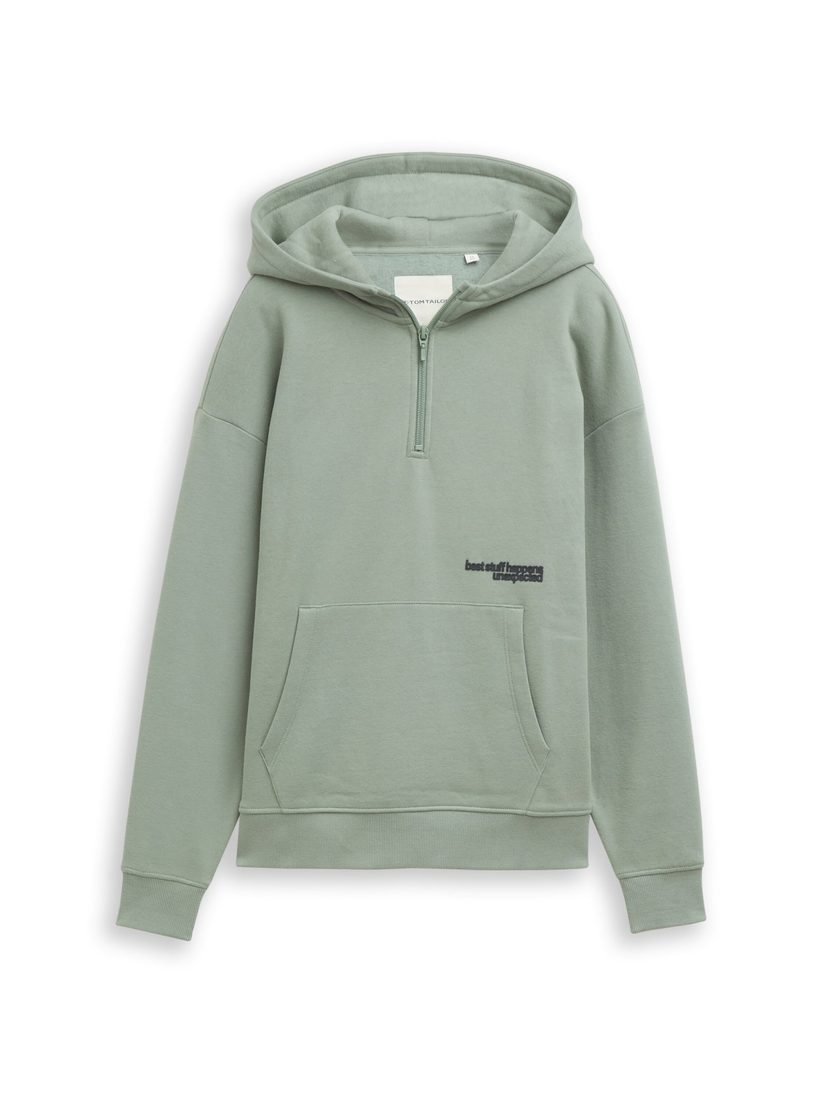 oversize printed hoody troyer, Dusty Leave Green #1
