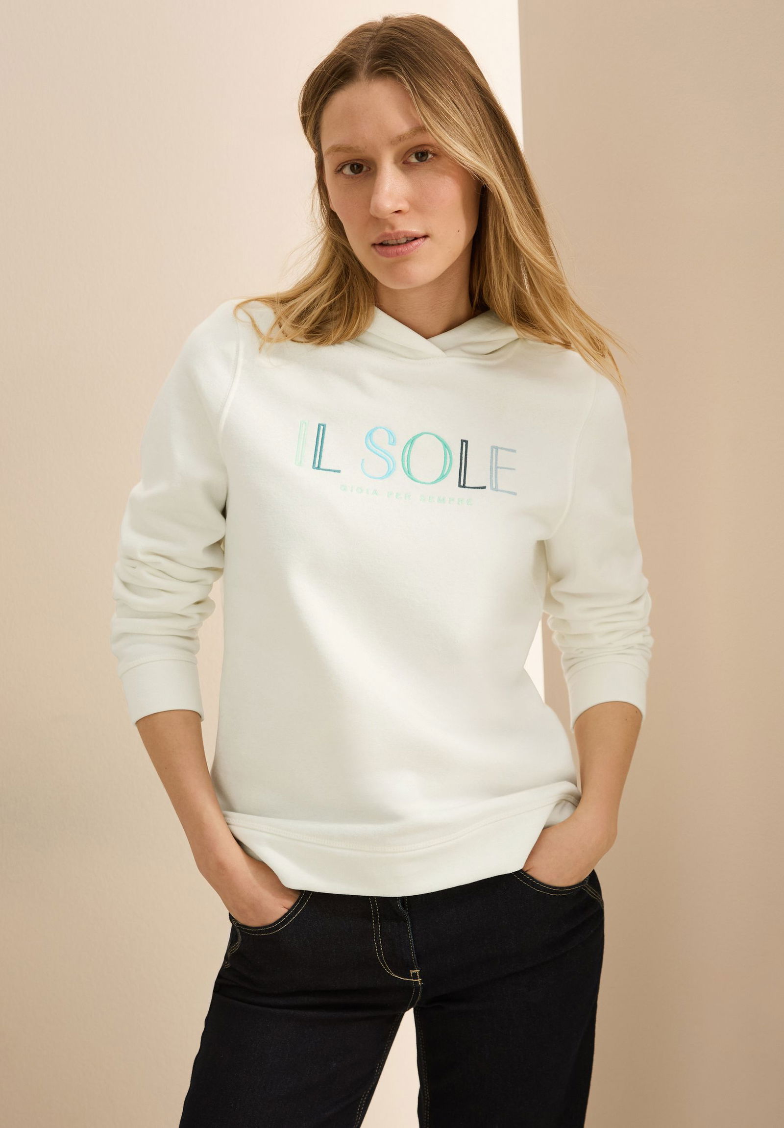 CECIL | CECIL Sweatshirt | XL | vanilla white