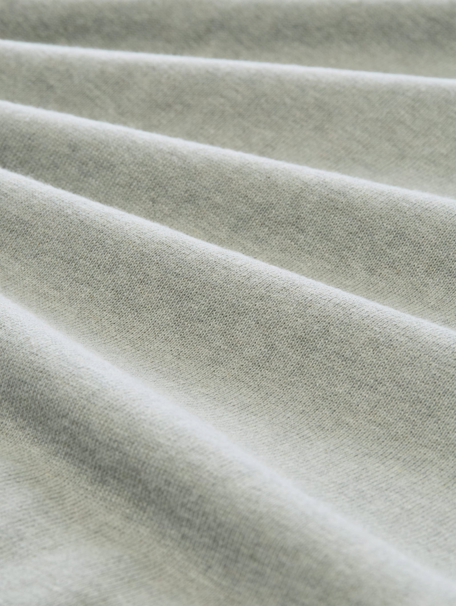 basic crewneck knit, iron mint melange #2