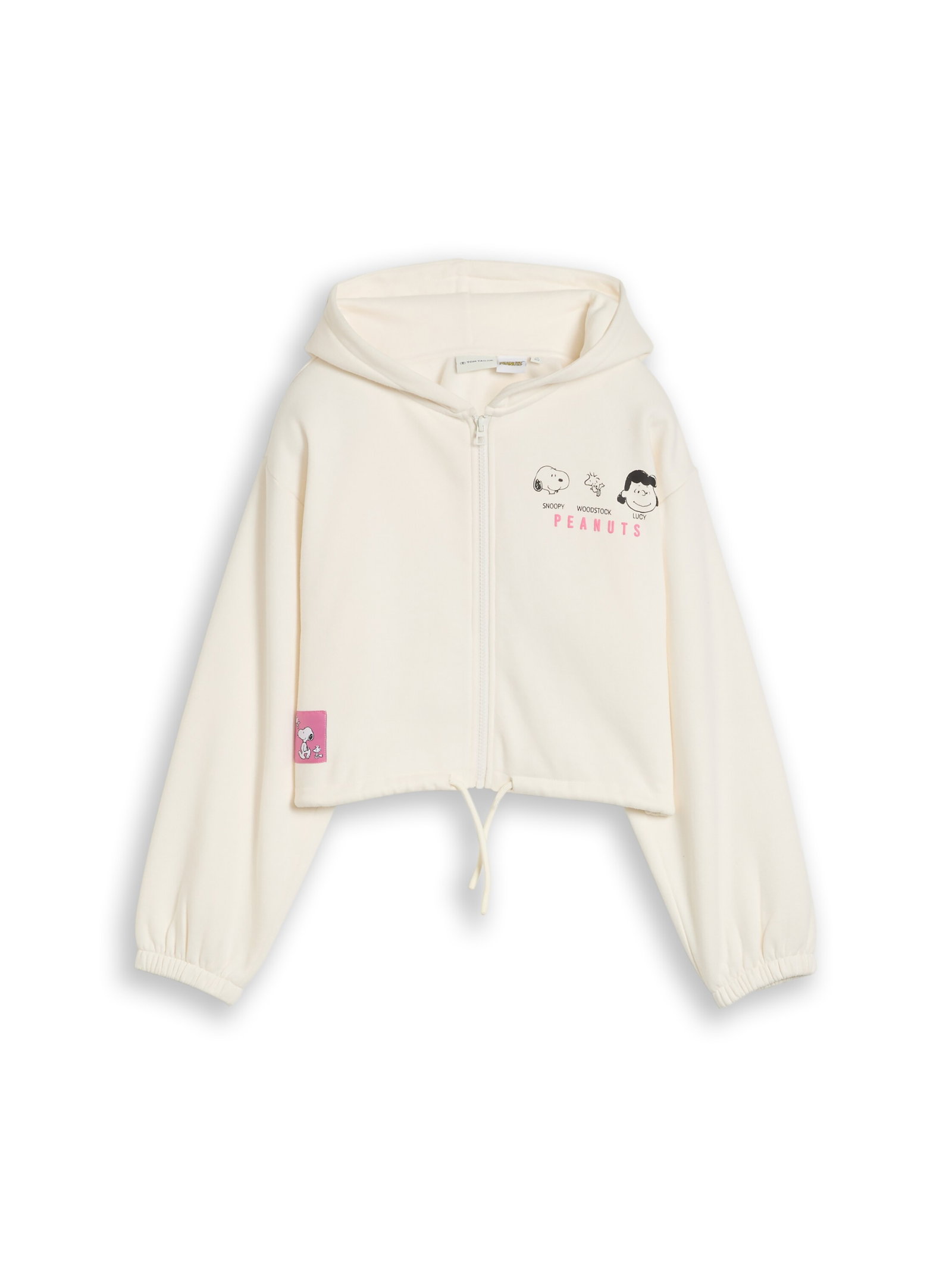 Peanuts printed hoody jacket, Gardenia White #1