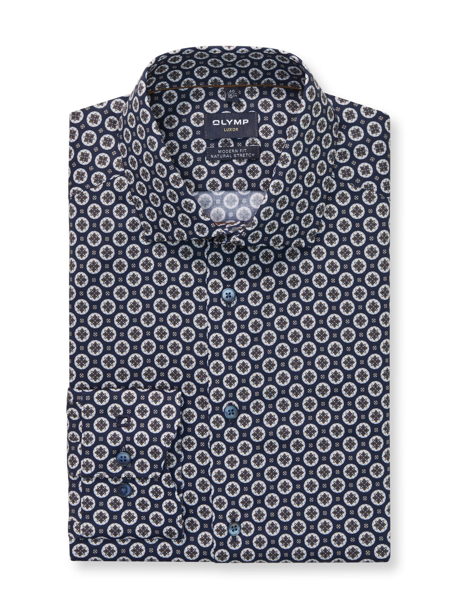 Olymp | Olymp Hemd Modern Fit | 45 | marine