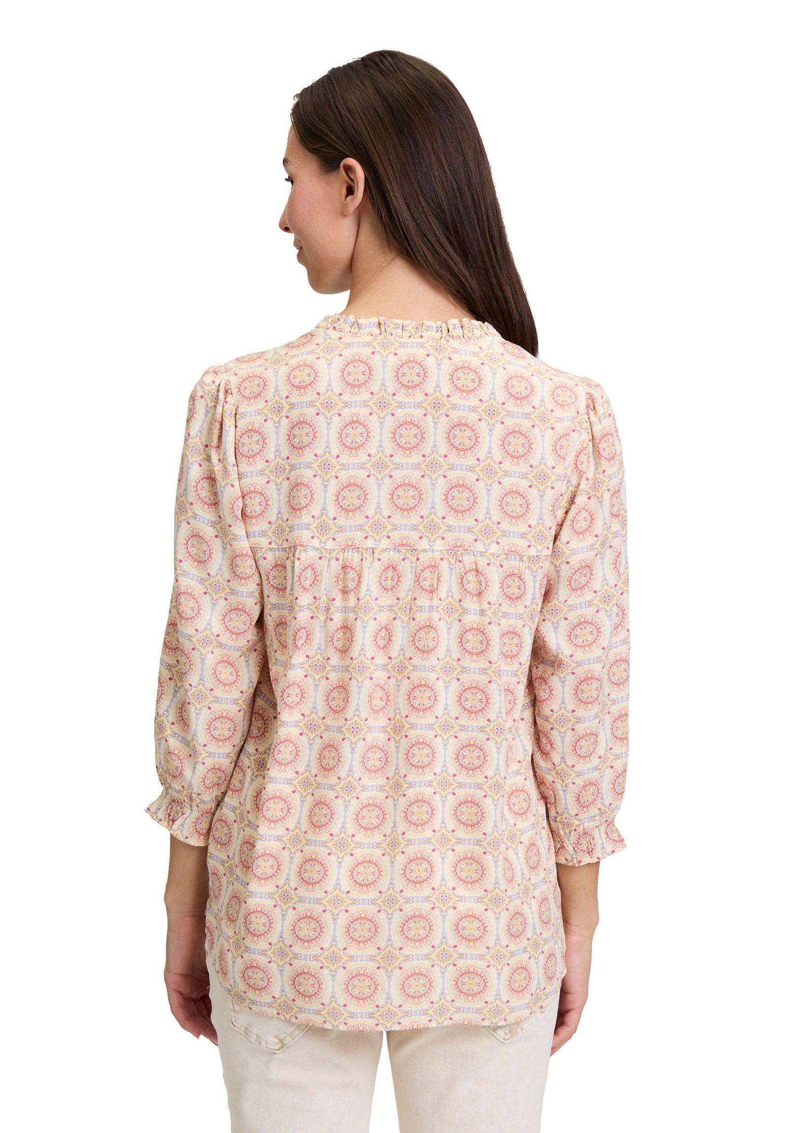 Cartoon | Cartoon Druckbluse | 40 | cream/rosé