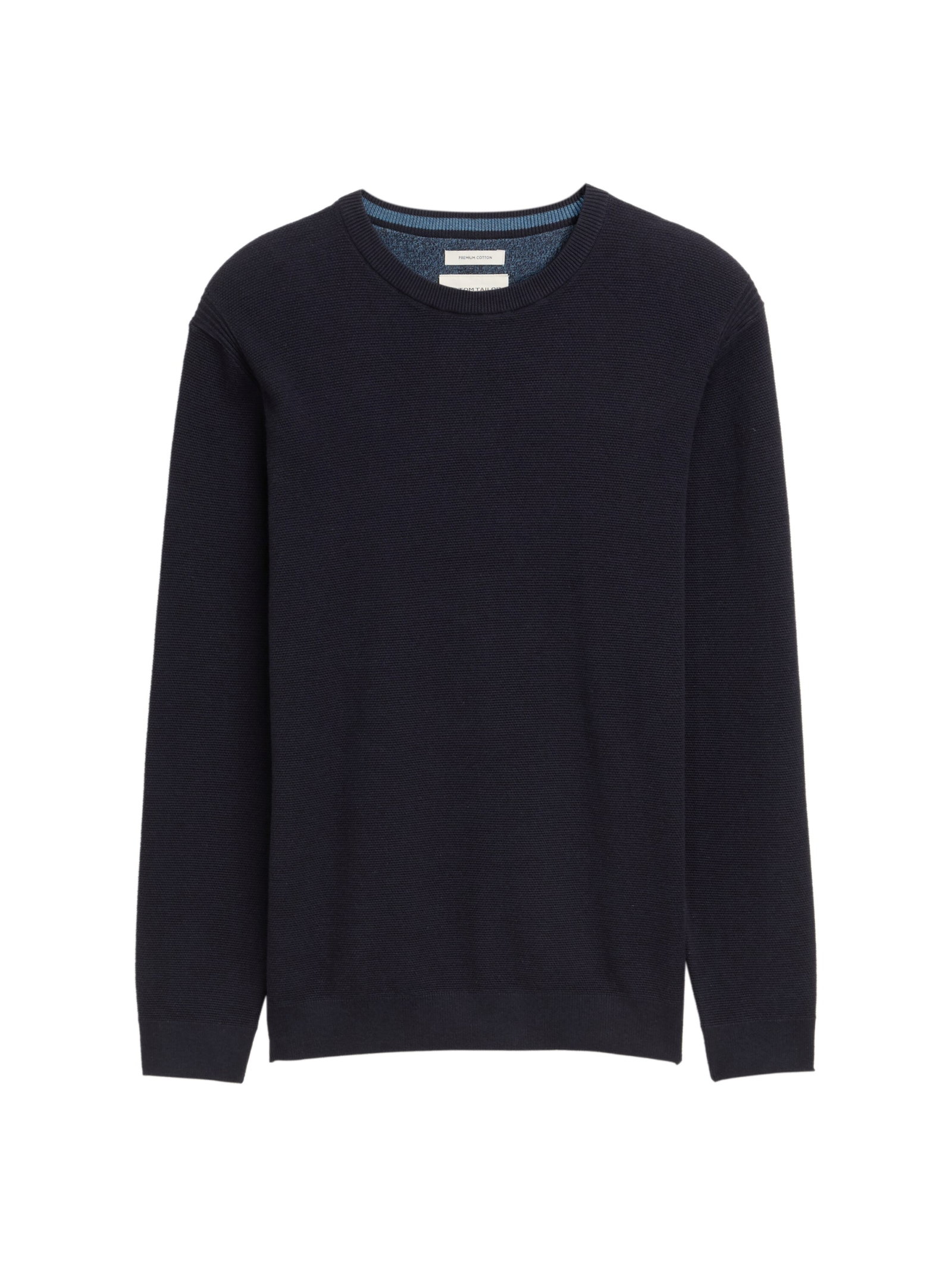 knitted navy melange
