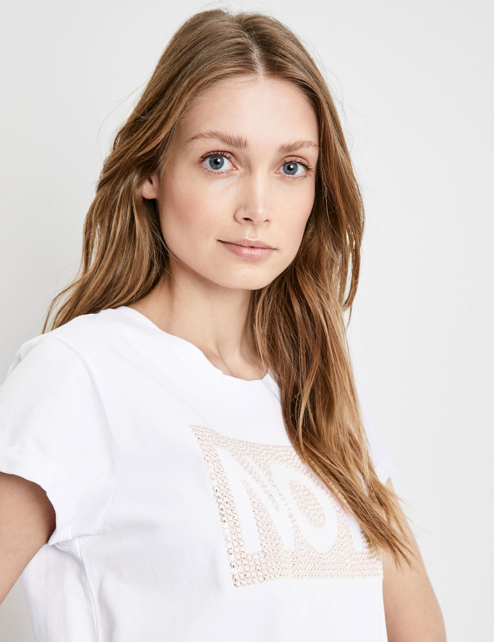 T-Shirt mit Wording GOTS