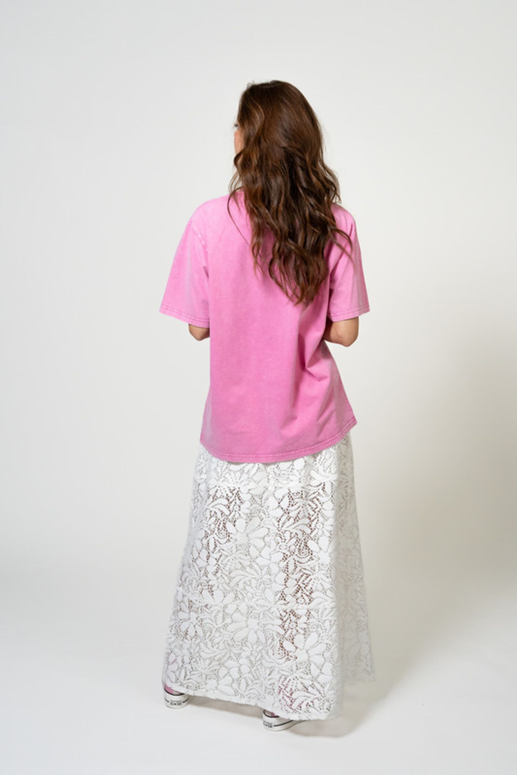 Oh April |  Oh April T-Shirt "Cherish" | XS | Fuchsia Acid