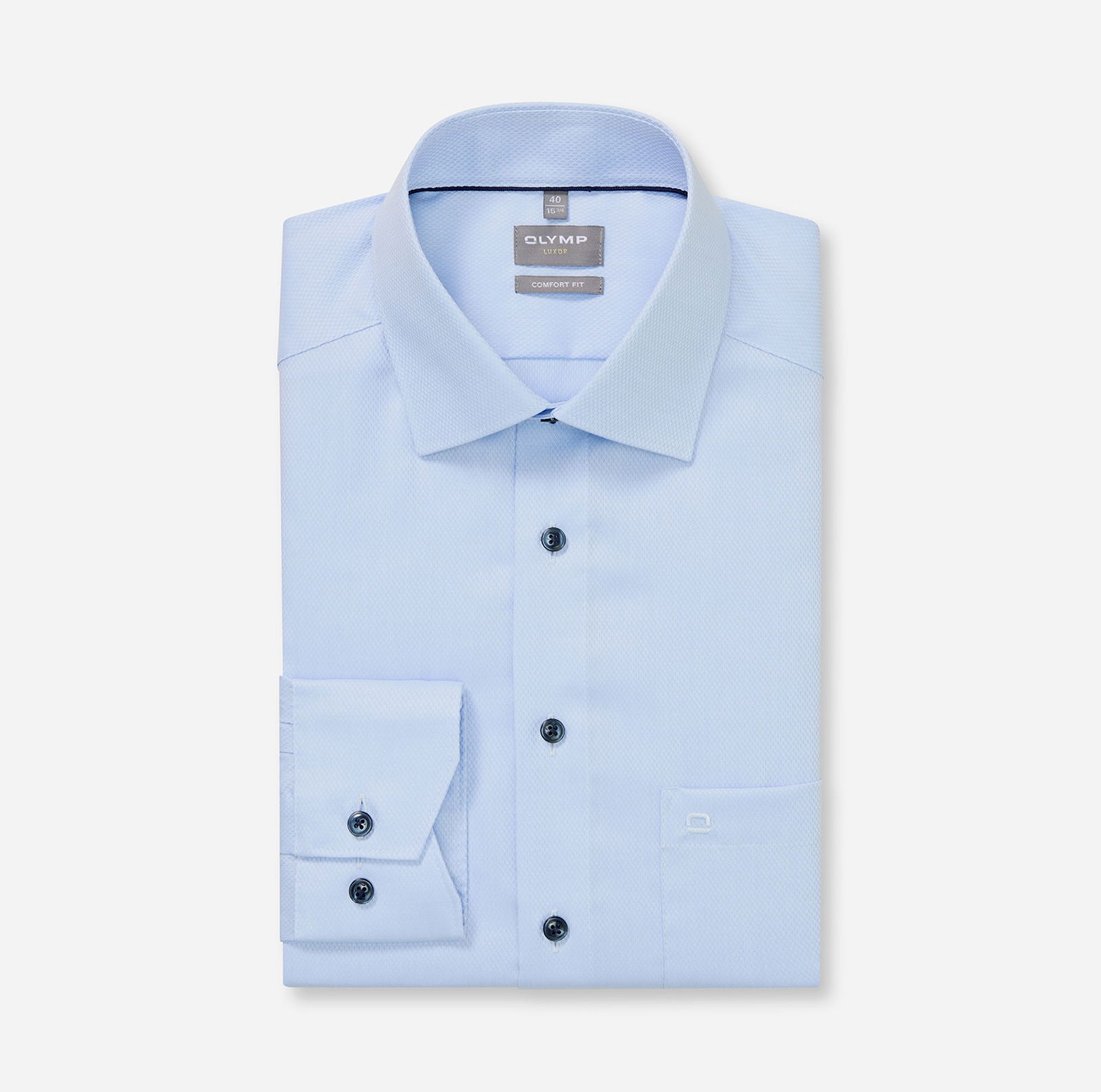 Olymp | Olymp Hemd Modern Fit | 46 | bleu