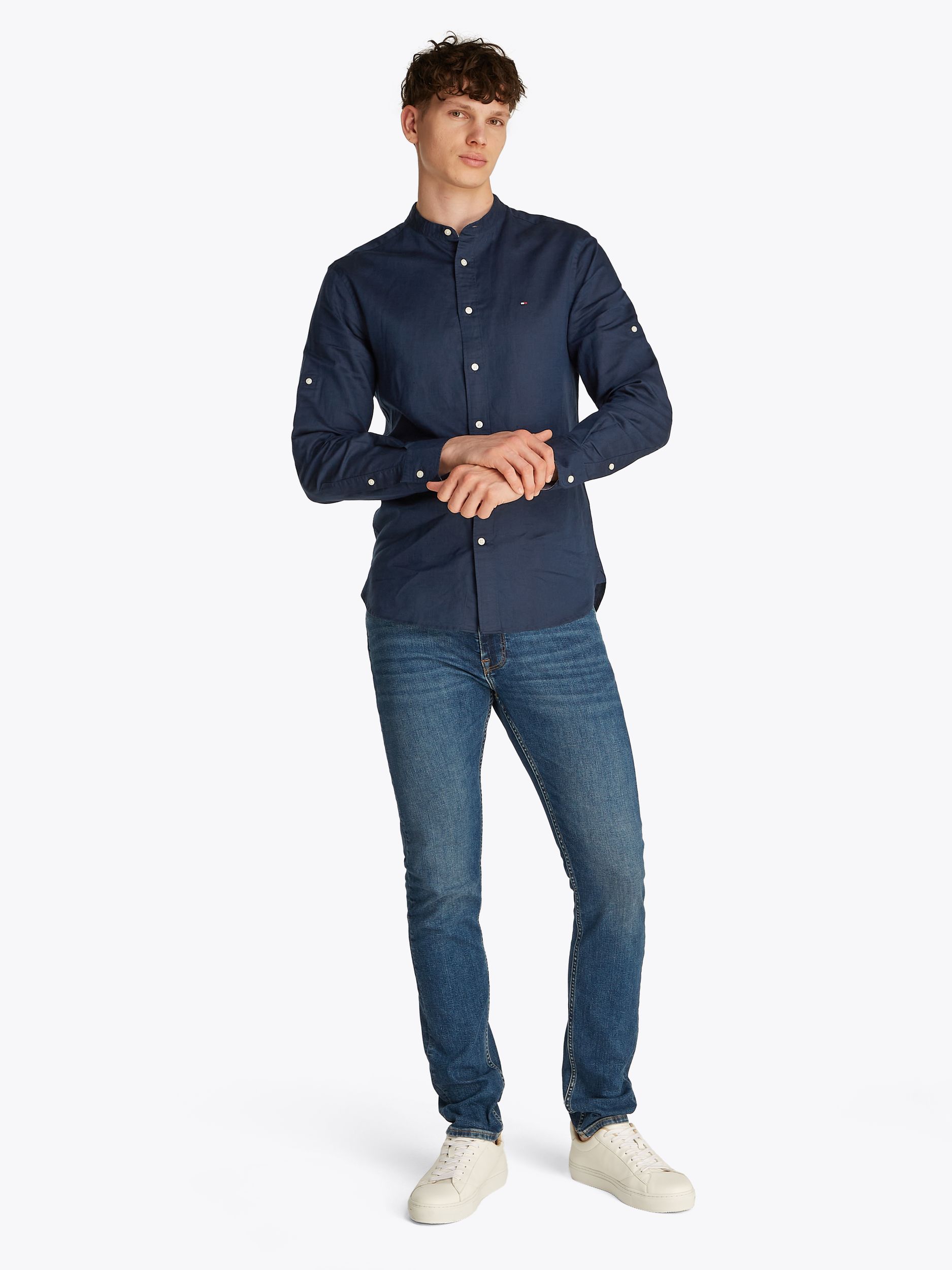 Tommy Hilfiger |  Tommy Hilfiger Hemd Regular Fit  | XL | carbon navy
