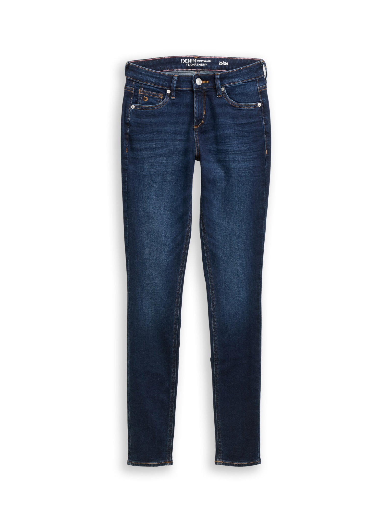 TTJONA SKINNY, Used Dark Stone Blue Denim #1