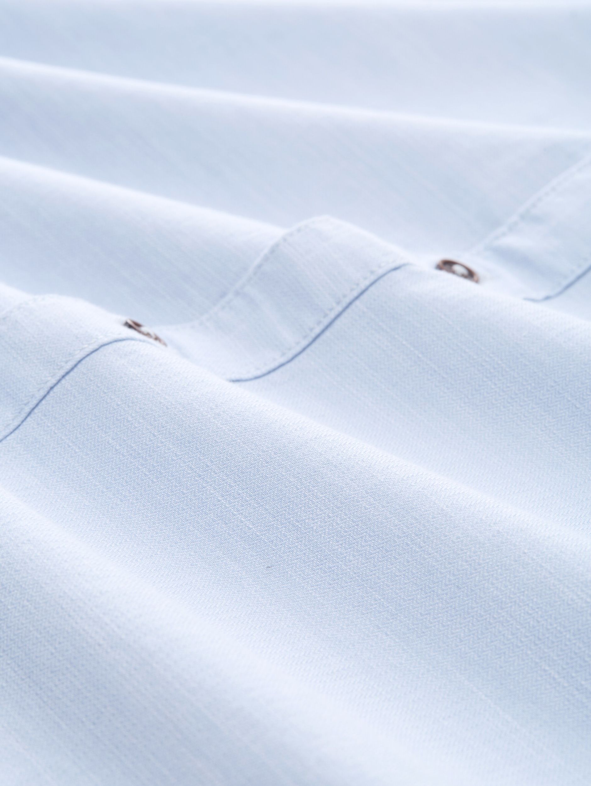Tom Tailor |  Tom Tailor Hemd Slim Fit  | L | powder blue zigzag structure