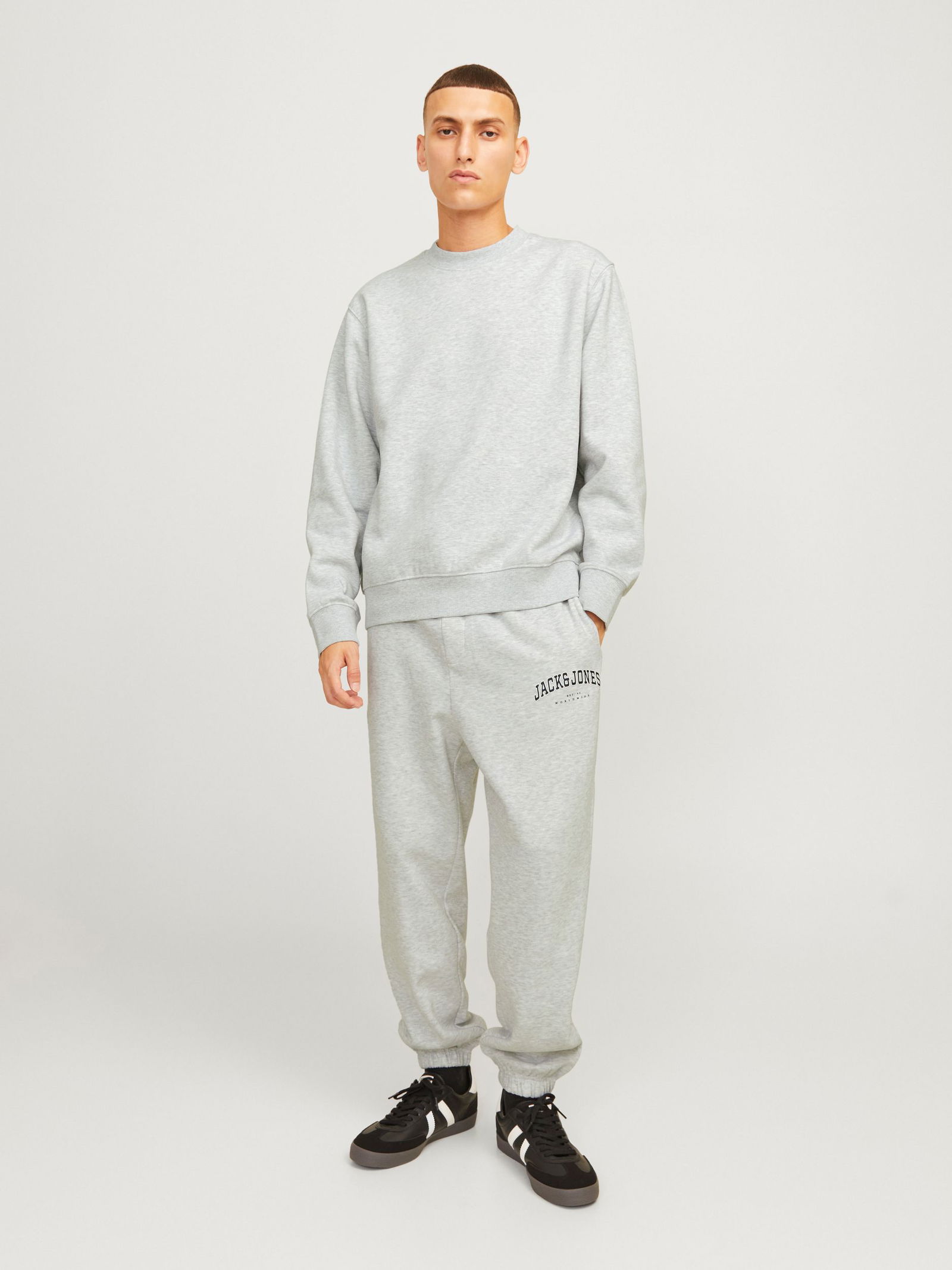 Jack&Jones |  Jack&Jones Sweatshirt  | S | white melange
