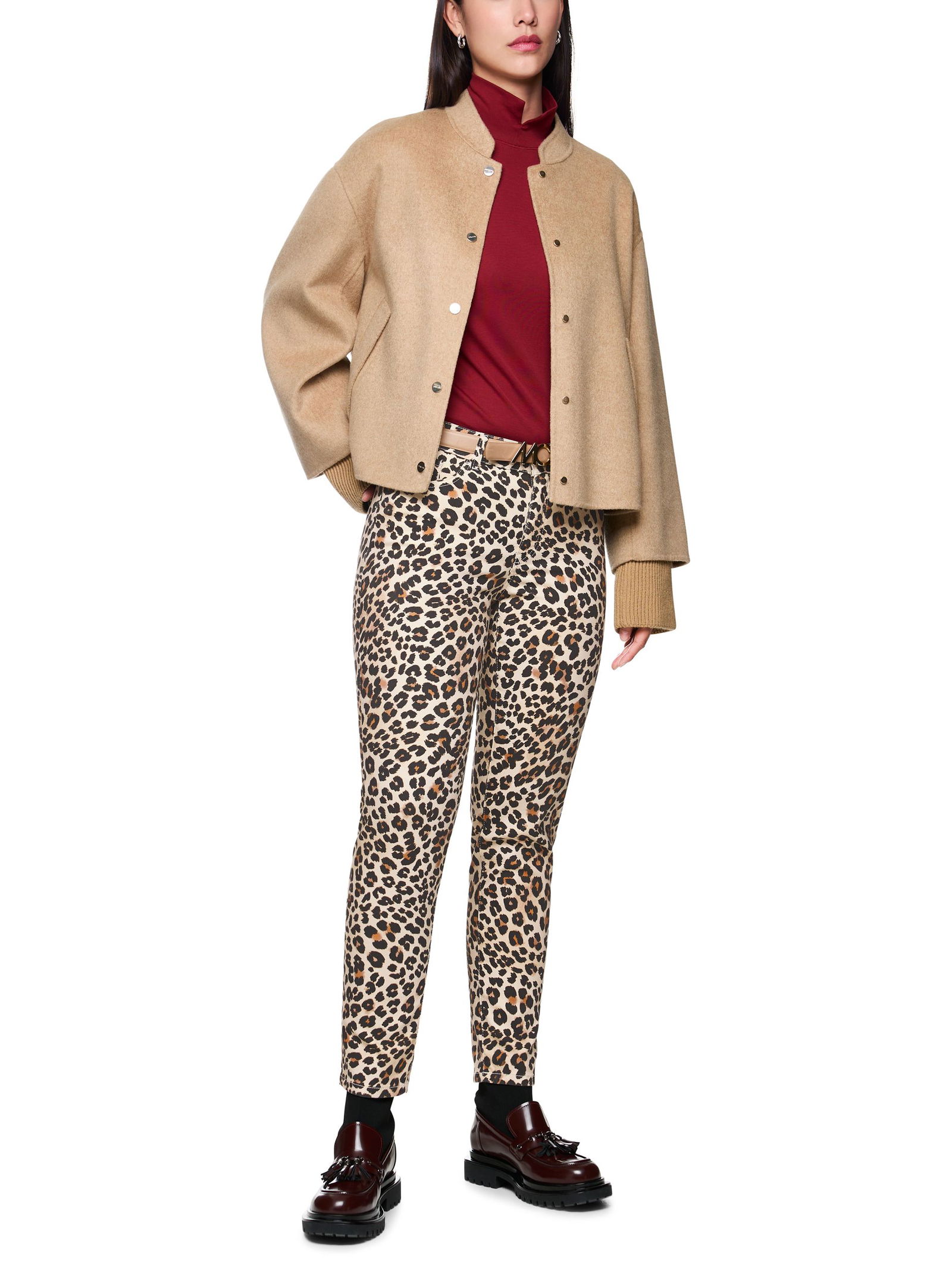 516af48cb1ba1e4c13ffd6b1430b70d4 Marc Cain Pants | Marc Cain Pants Leo Jeans SILEA "Rethink Together" | 44 | bright ecru