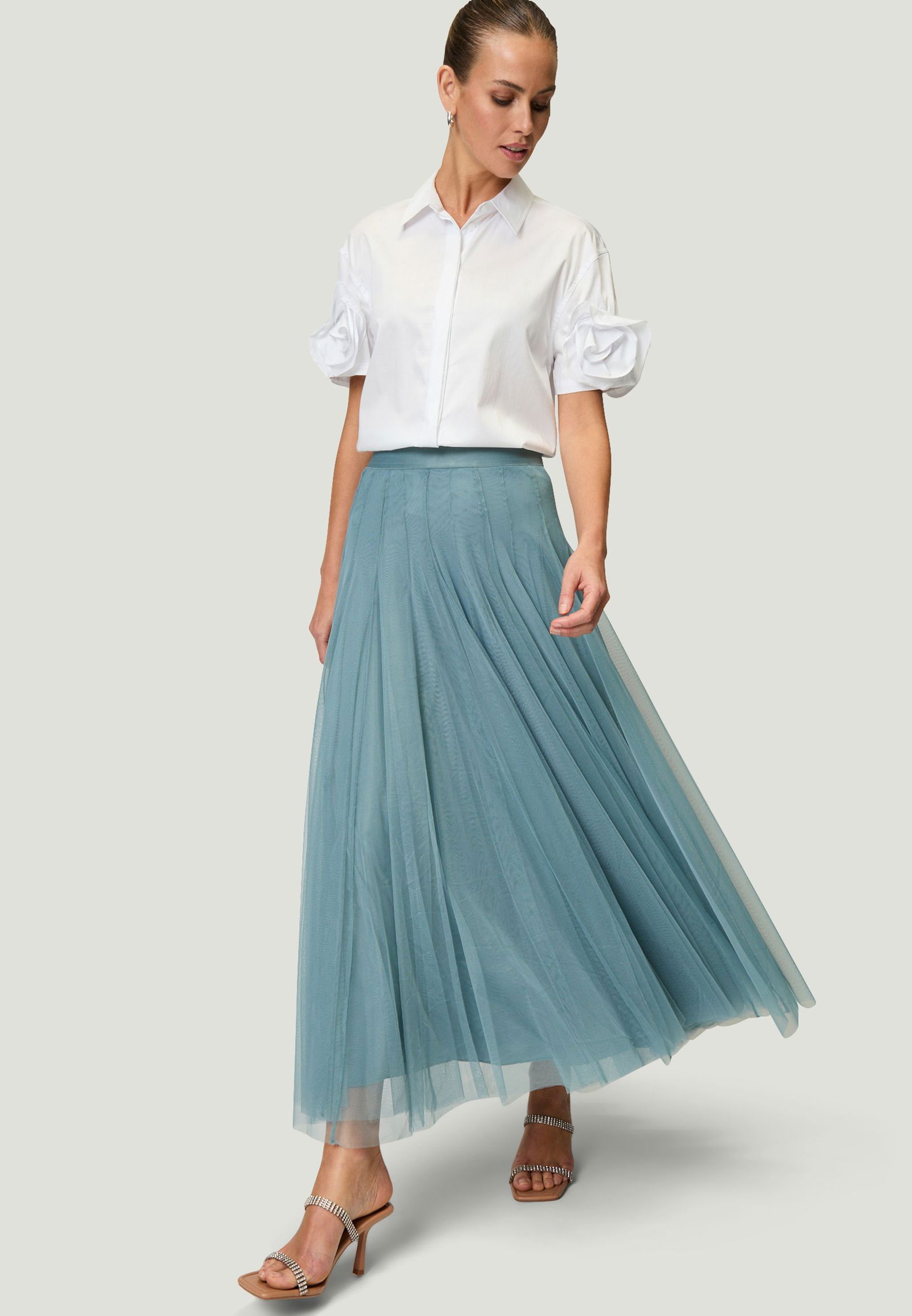 Zero |  Zero Druckbluse  | 36 | brilliant white